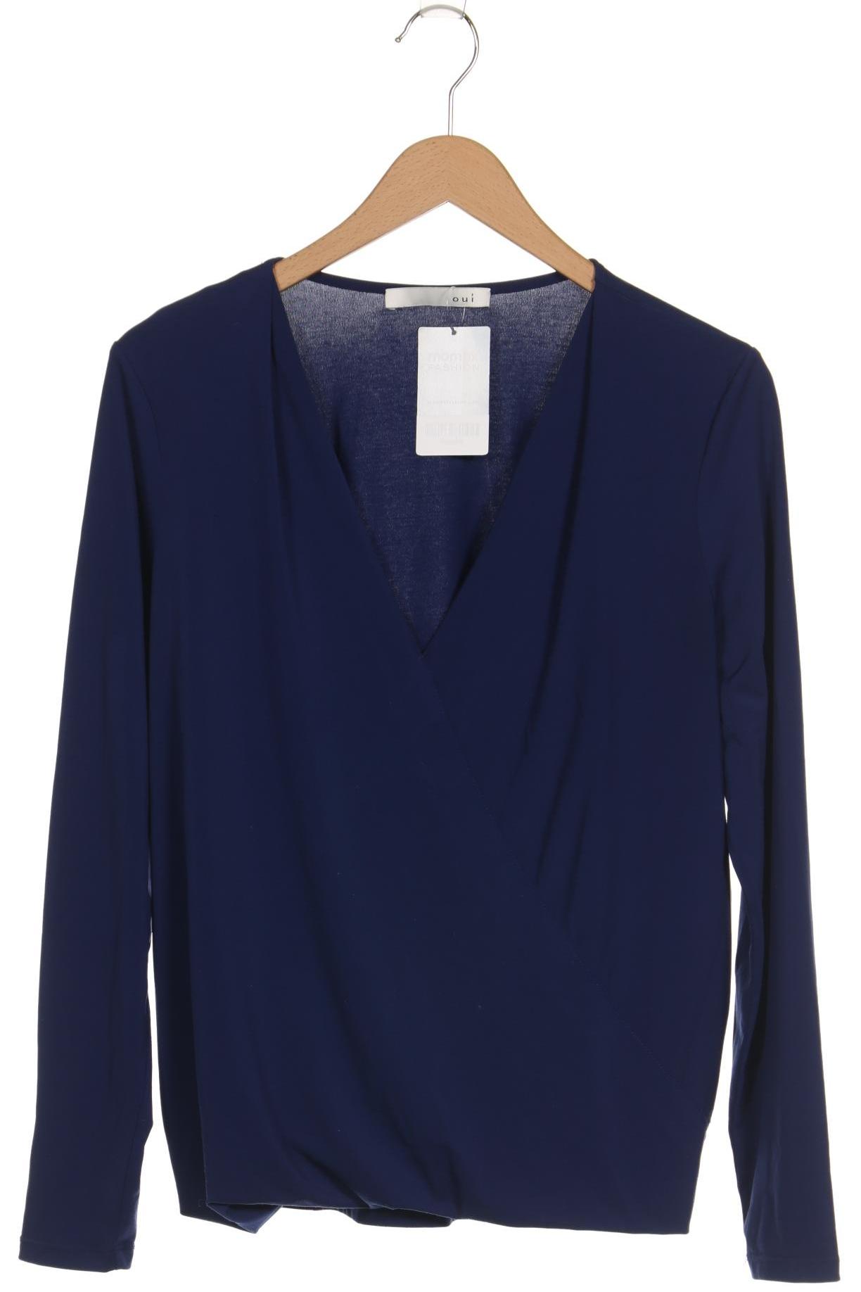 

Oui Damen Langarmshirt, marineblau, Gr. 40