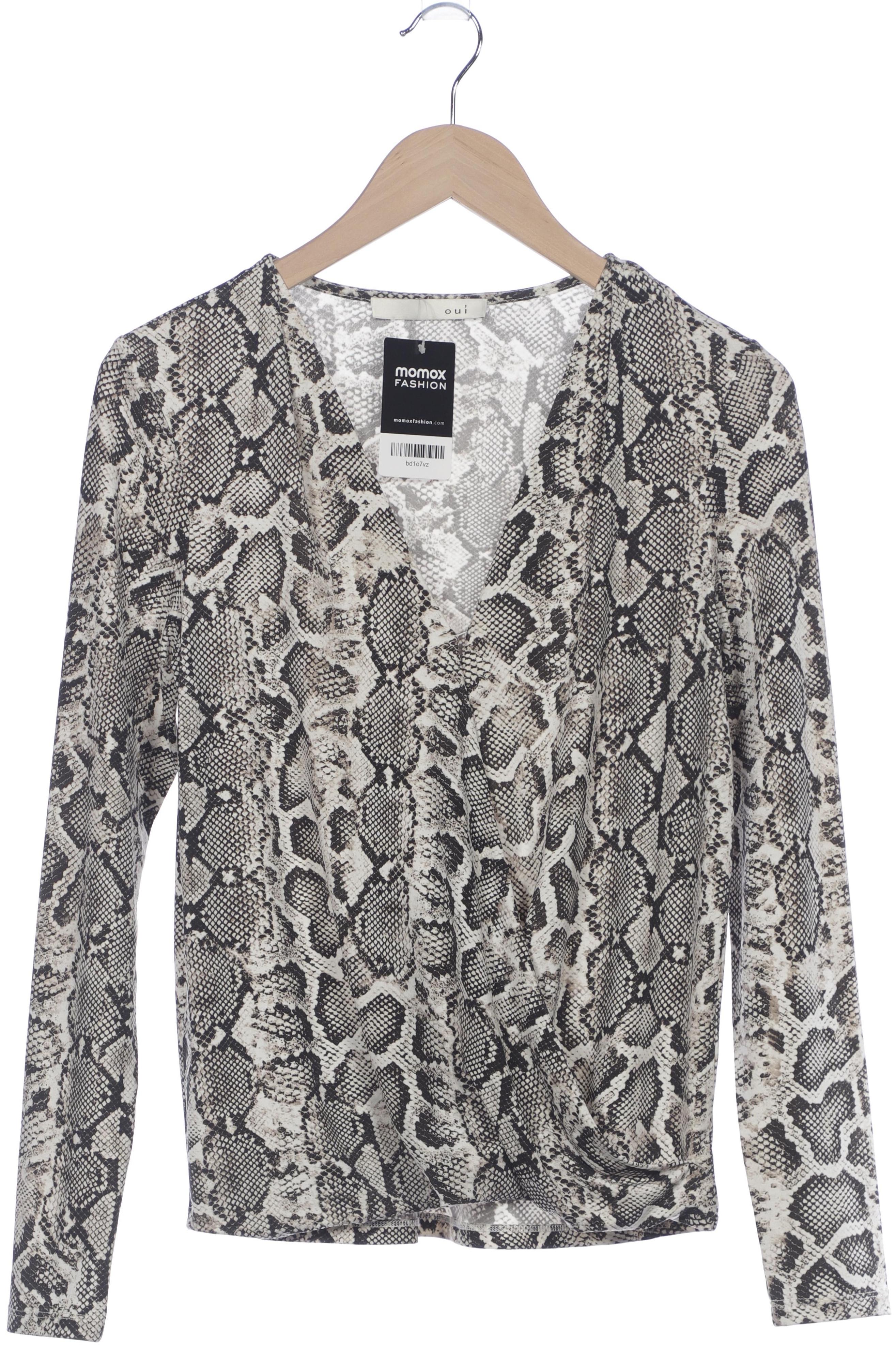 

Oui Damen Langarmshirt, beige, Gr. 36