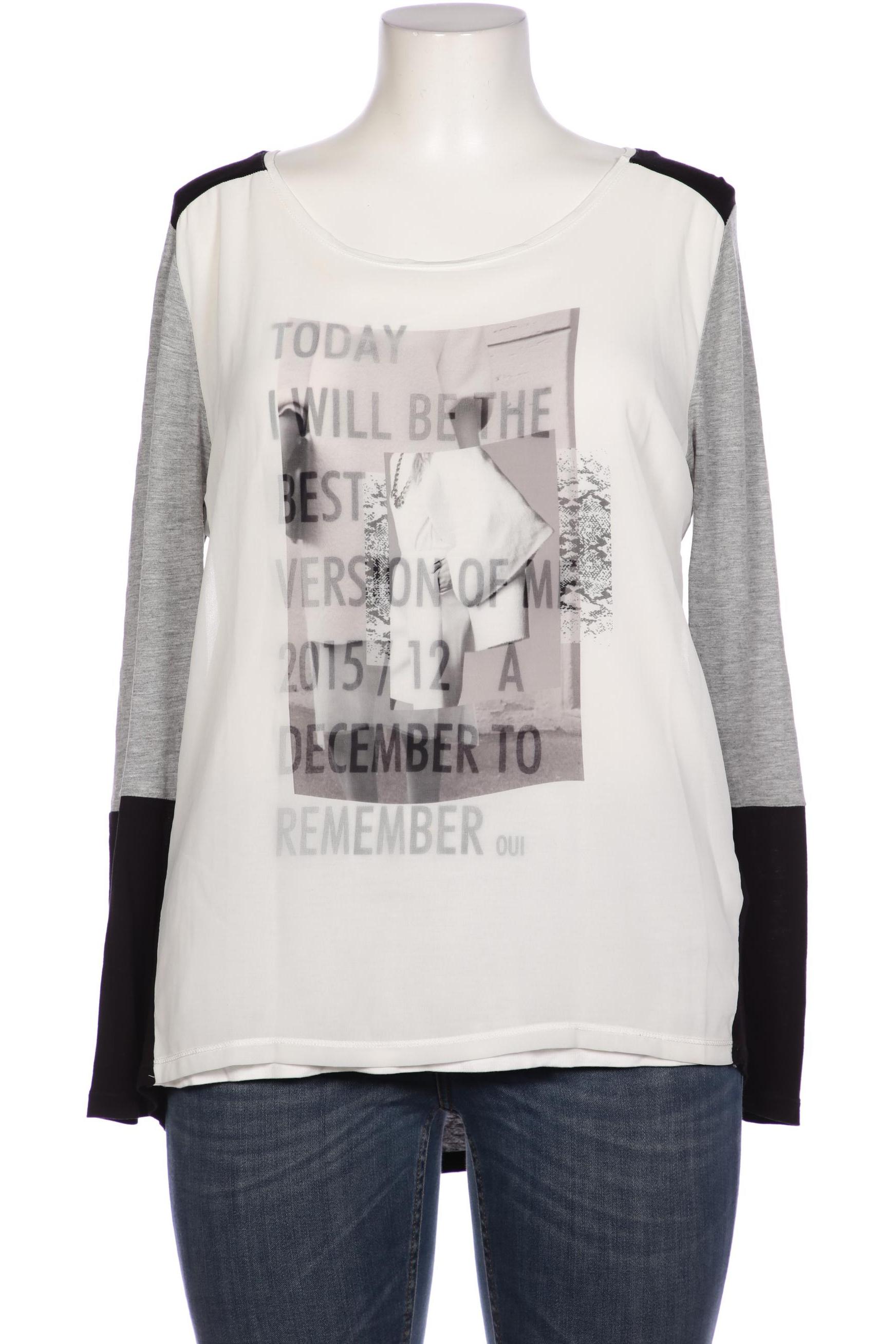 

Oui Damen Langarmshirt, mehrfarbig, Gr. 42