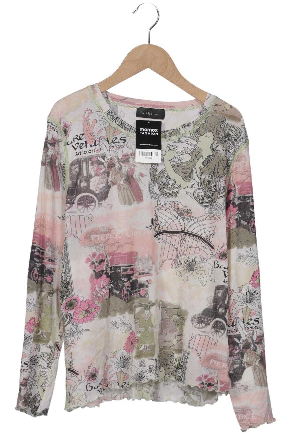 

Oui Damen Langarmshirt, mehrfarbig, Gr. 44