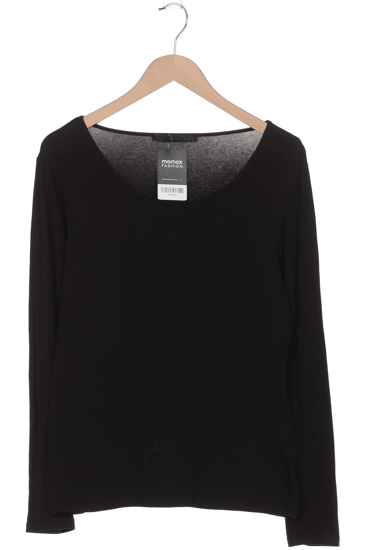 

Oui Damen Langarmshirt, schwarz, Gr. 44