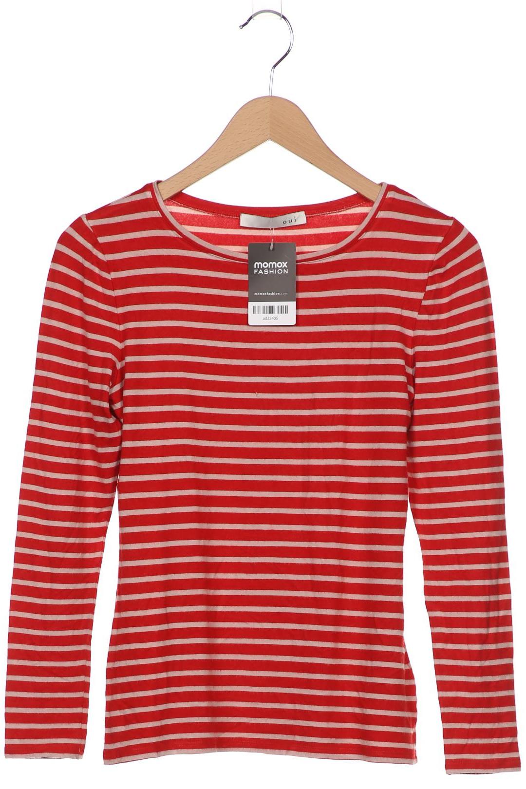 

Oui Damen Langarmshirt, rot, Gr. 34