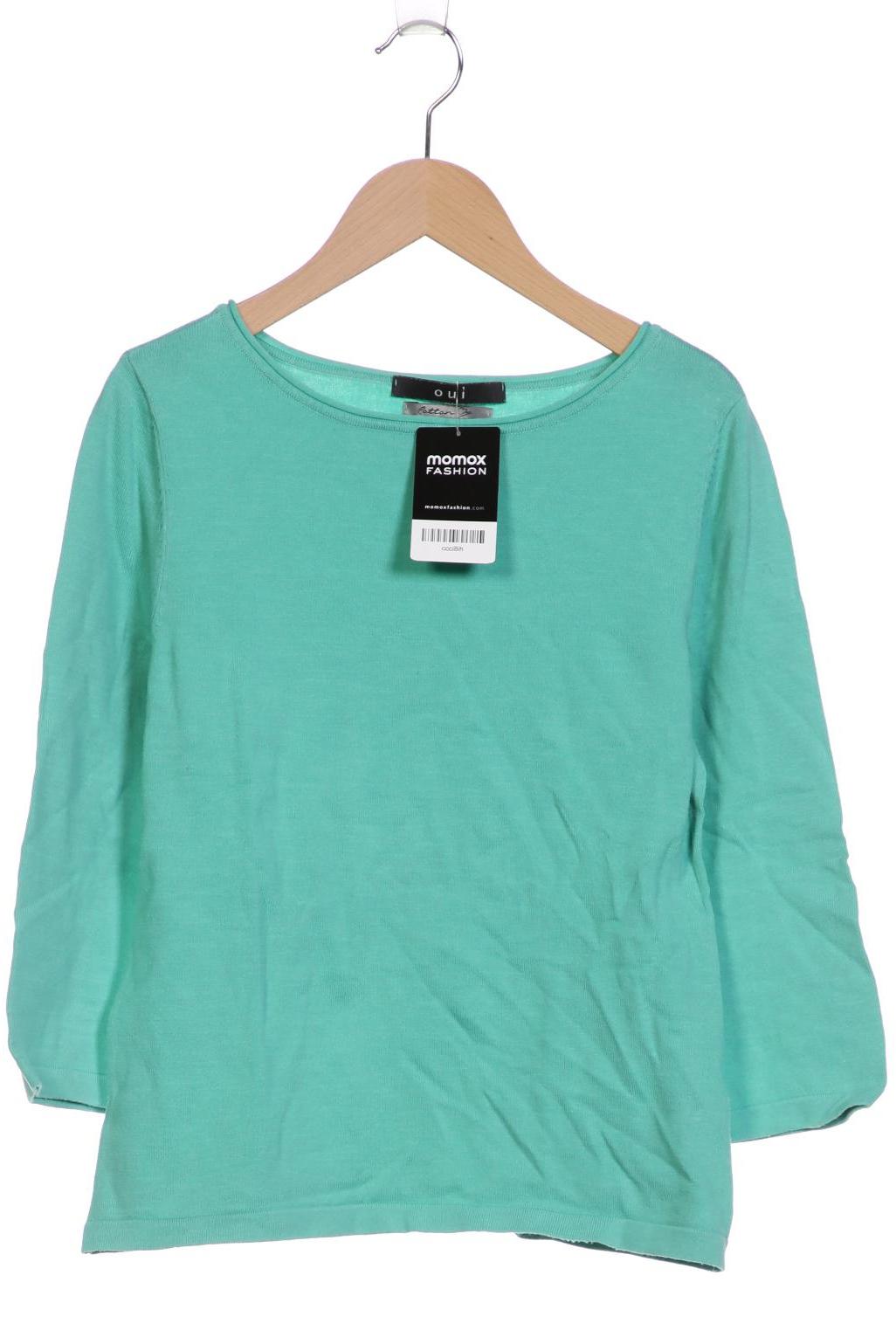 

Oui Damen Langarmshirt, grün, Gr. 38