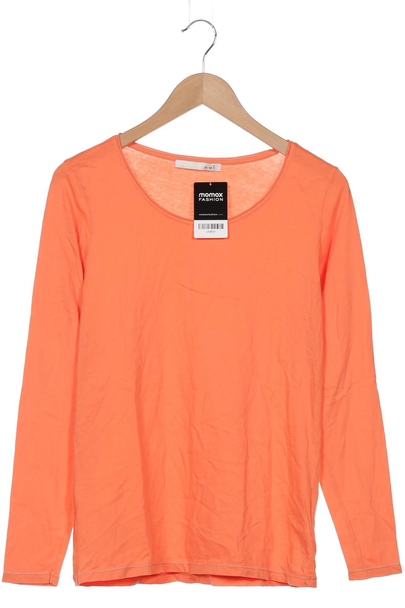

Oui Damen Langarmshirt, orange, Gr. 38