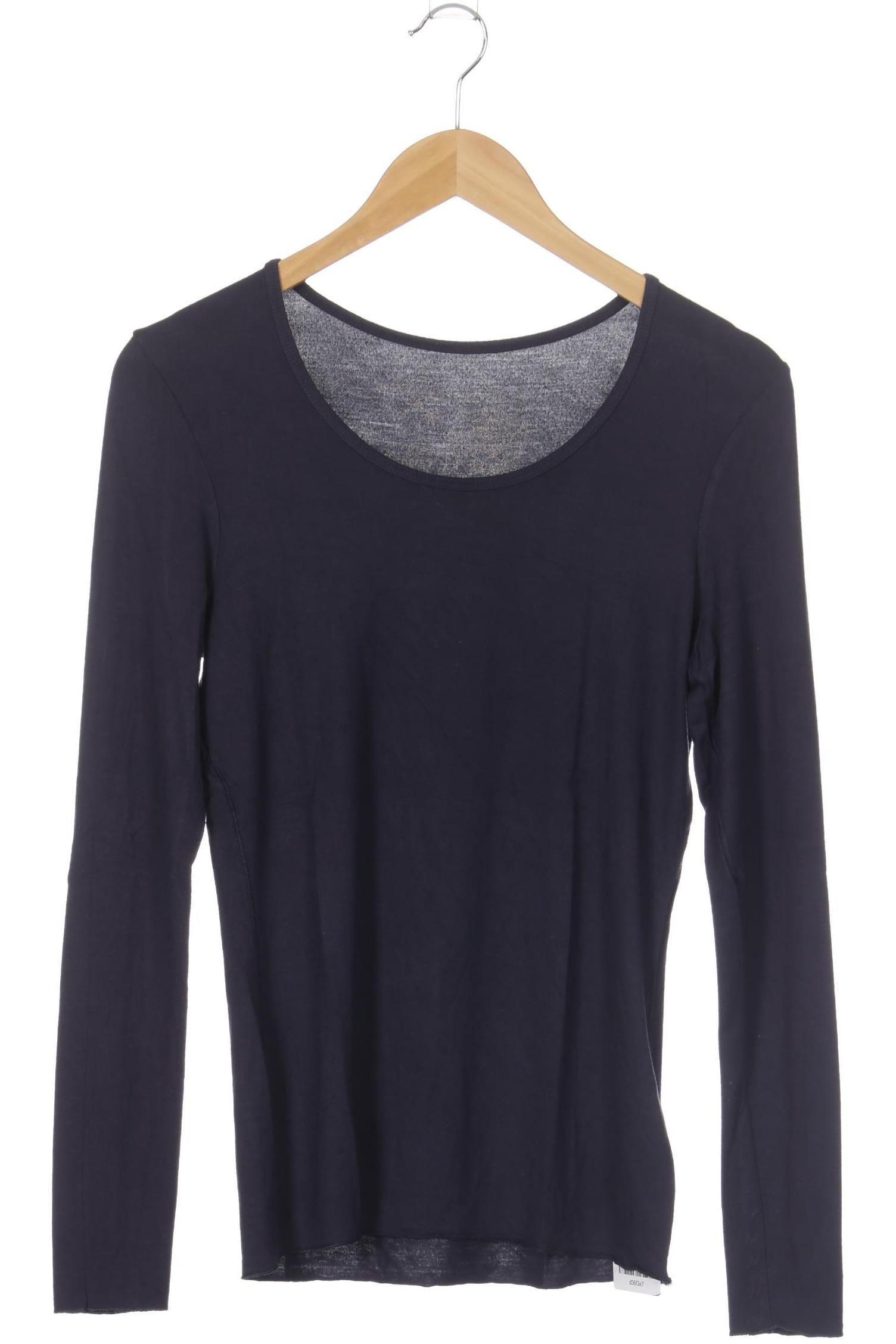 

Oui Damen Langarmshirt, blau, Gr. 36