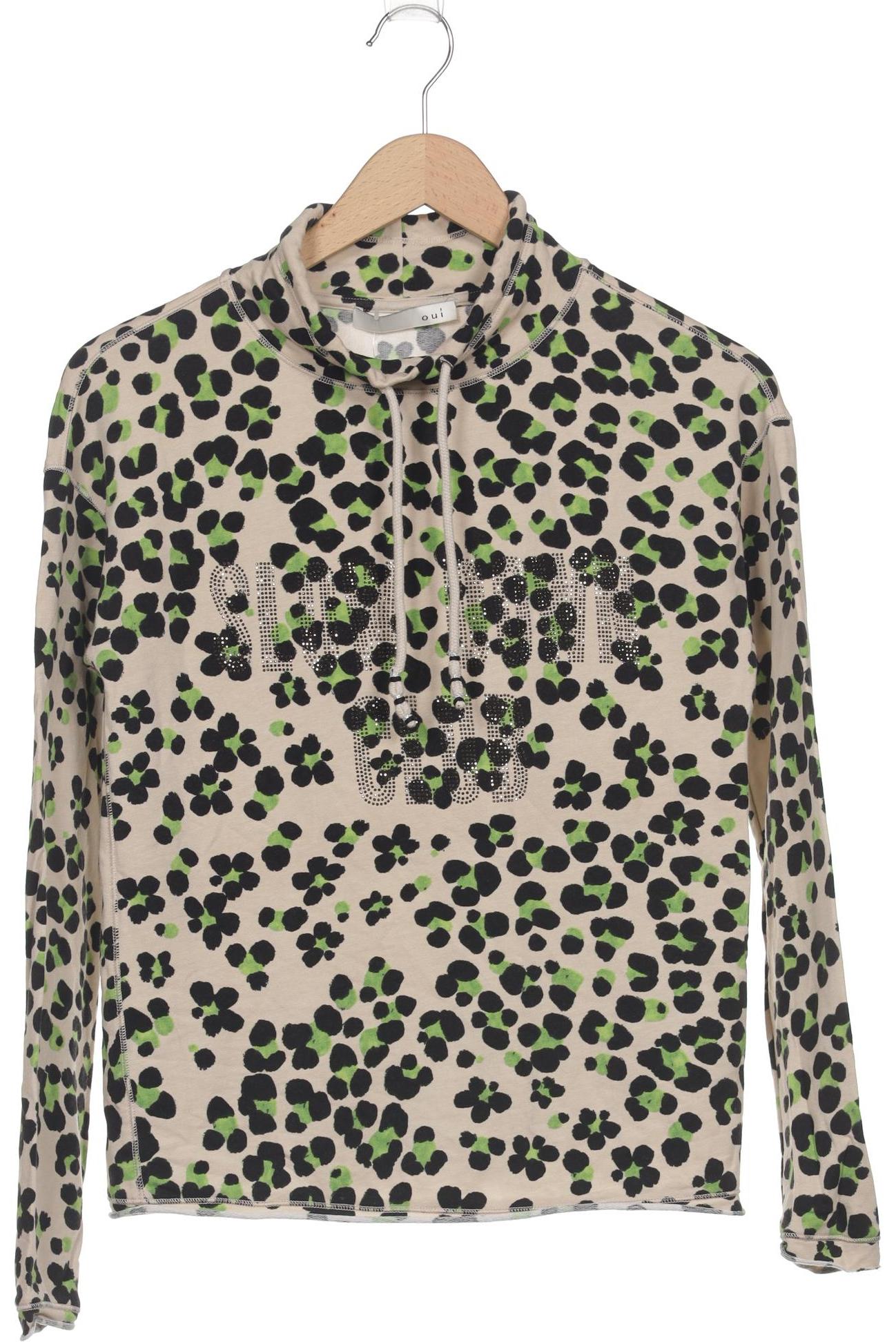 

Oui Damen Langarmshirt, grün, Gr. 34