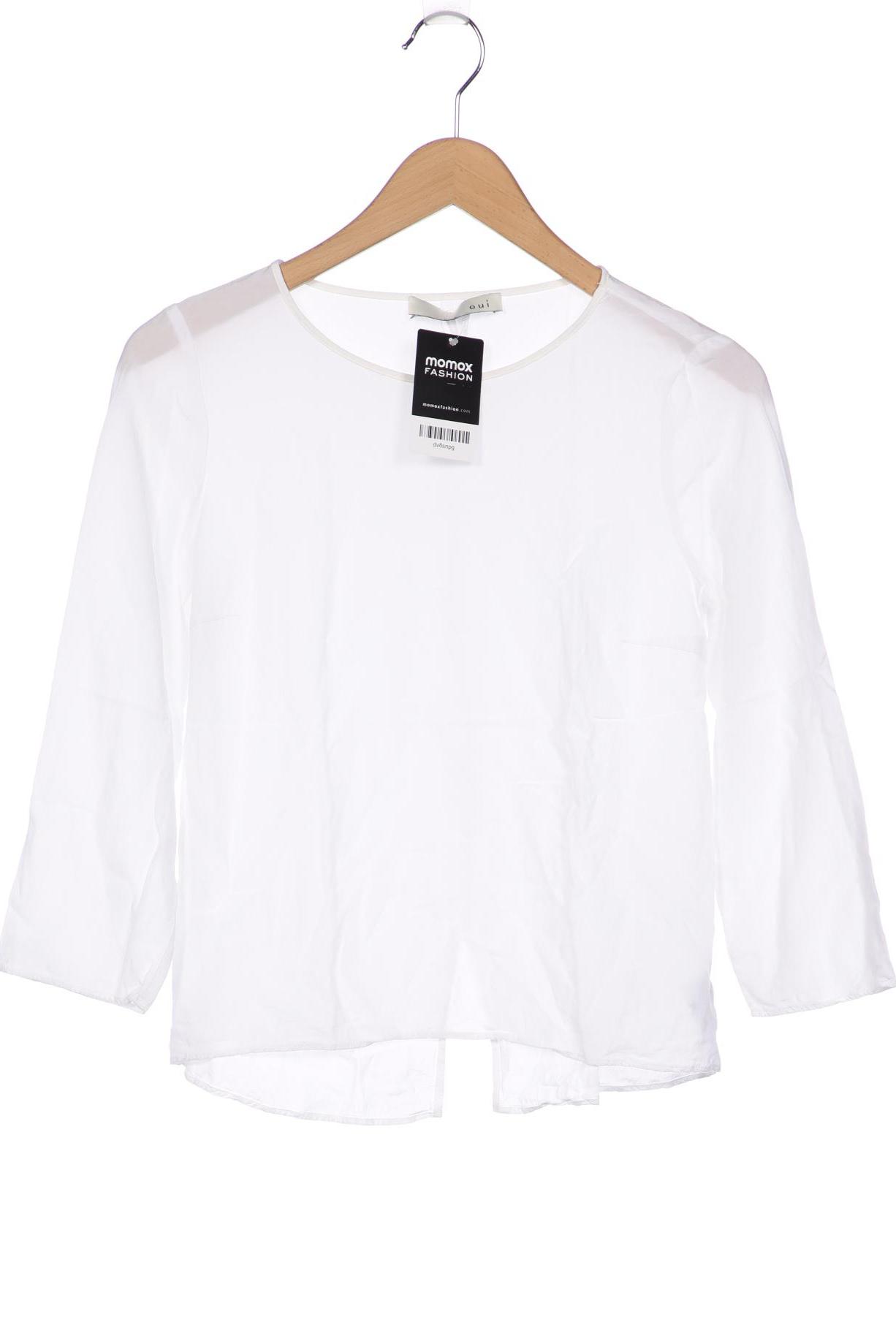 

Oui Damen Langarmshirt, weiß