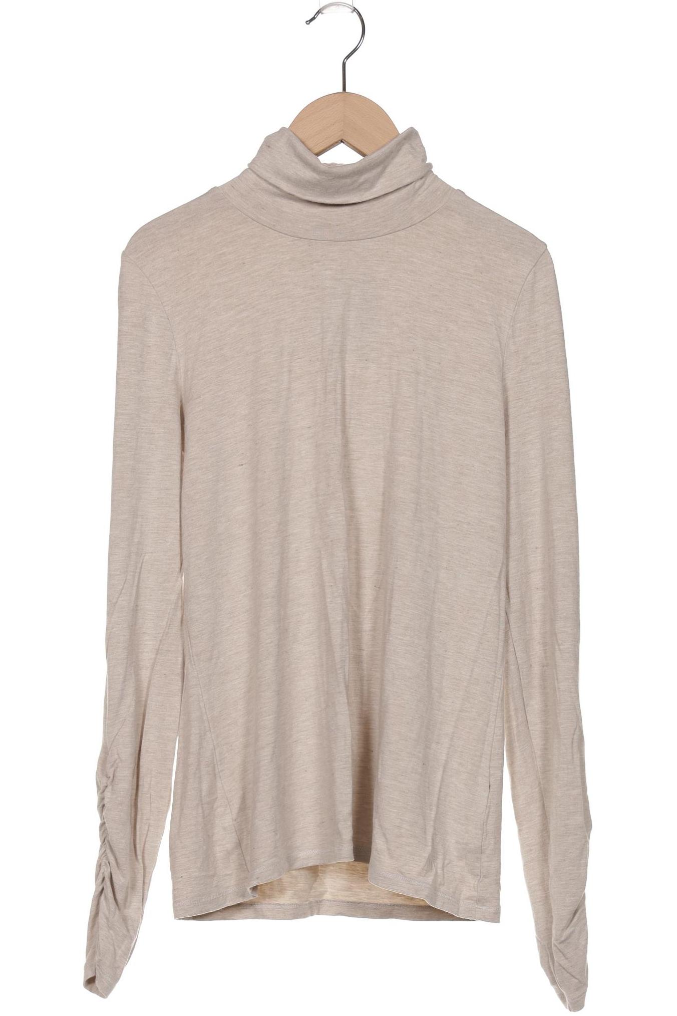 

Oui Damen Langarmshirt, beige, Gr. 36