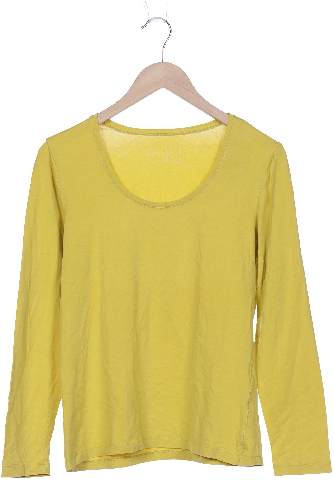 

Oui Damen Langarmshirt, gelb, Gr. 42