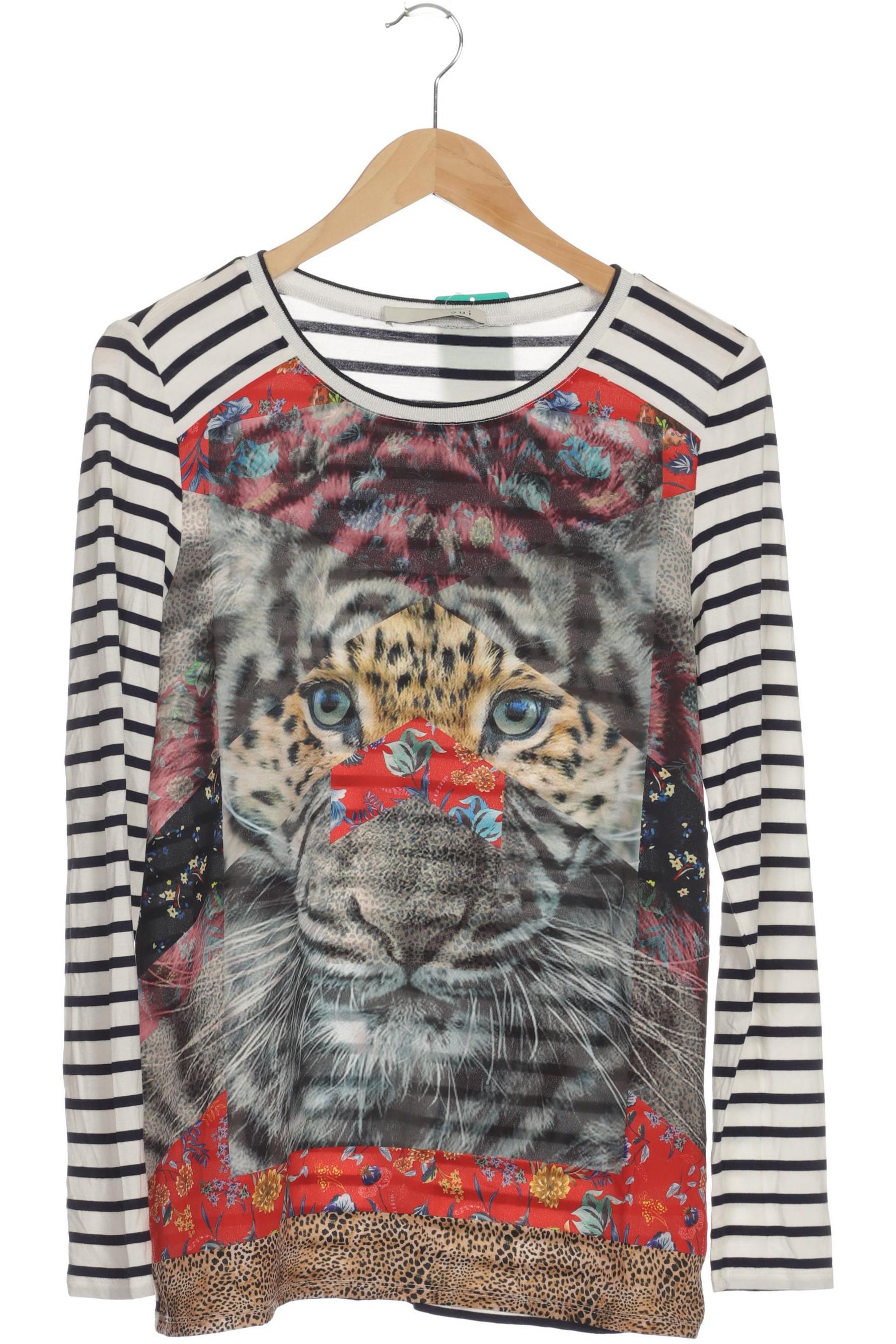 

Oui Damen Langarmshirt, grün, Gr. 38