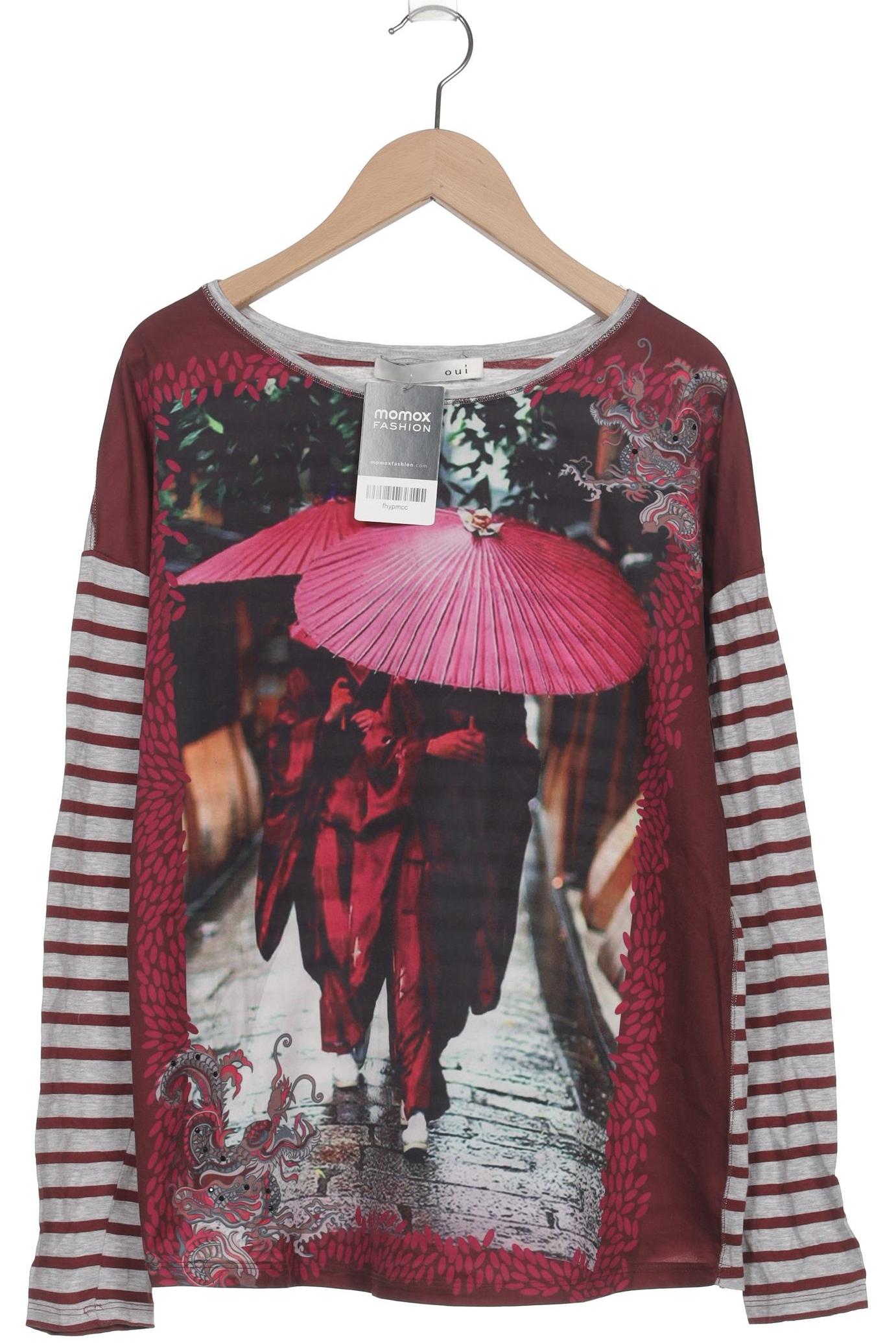 

Oui Damen Langarmshirt, mehrfarbig, Gr. 36