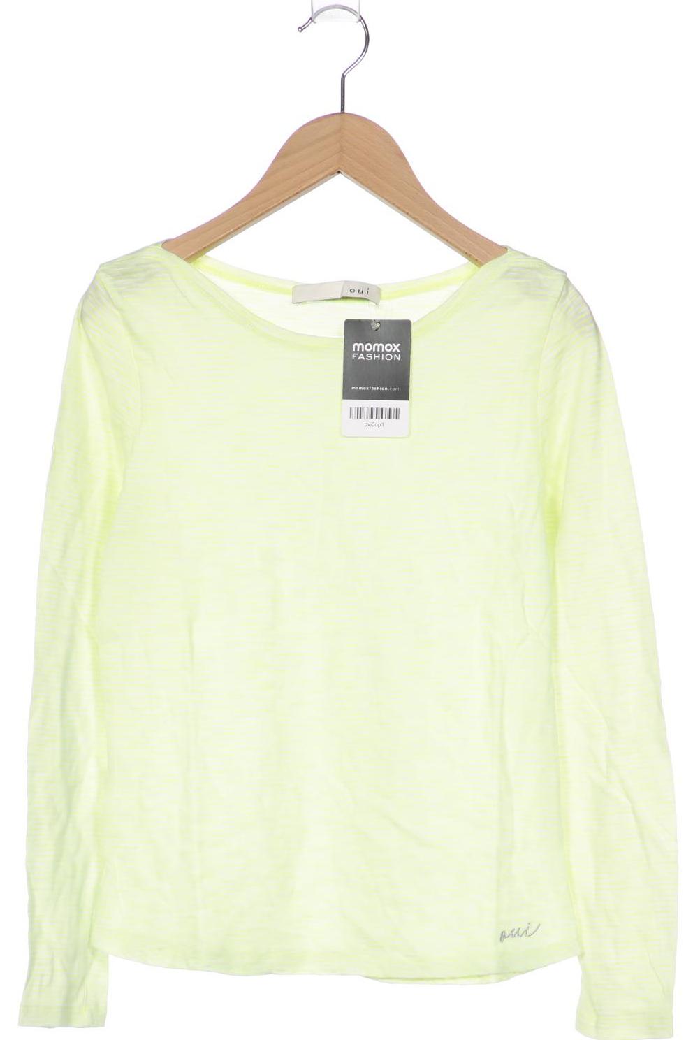 

Oui Damen Langarmshirt, neon, Gr. 34