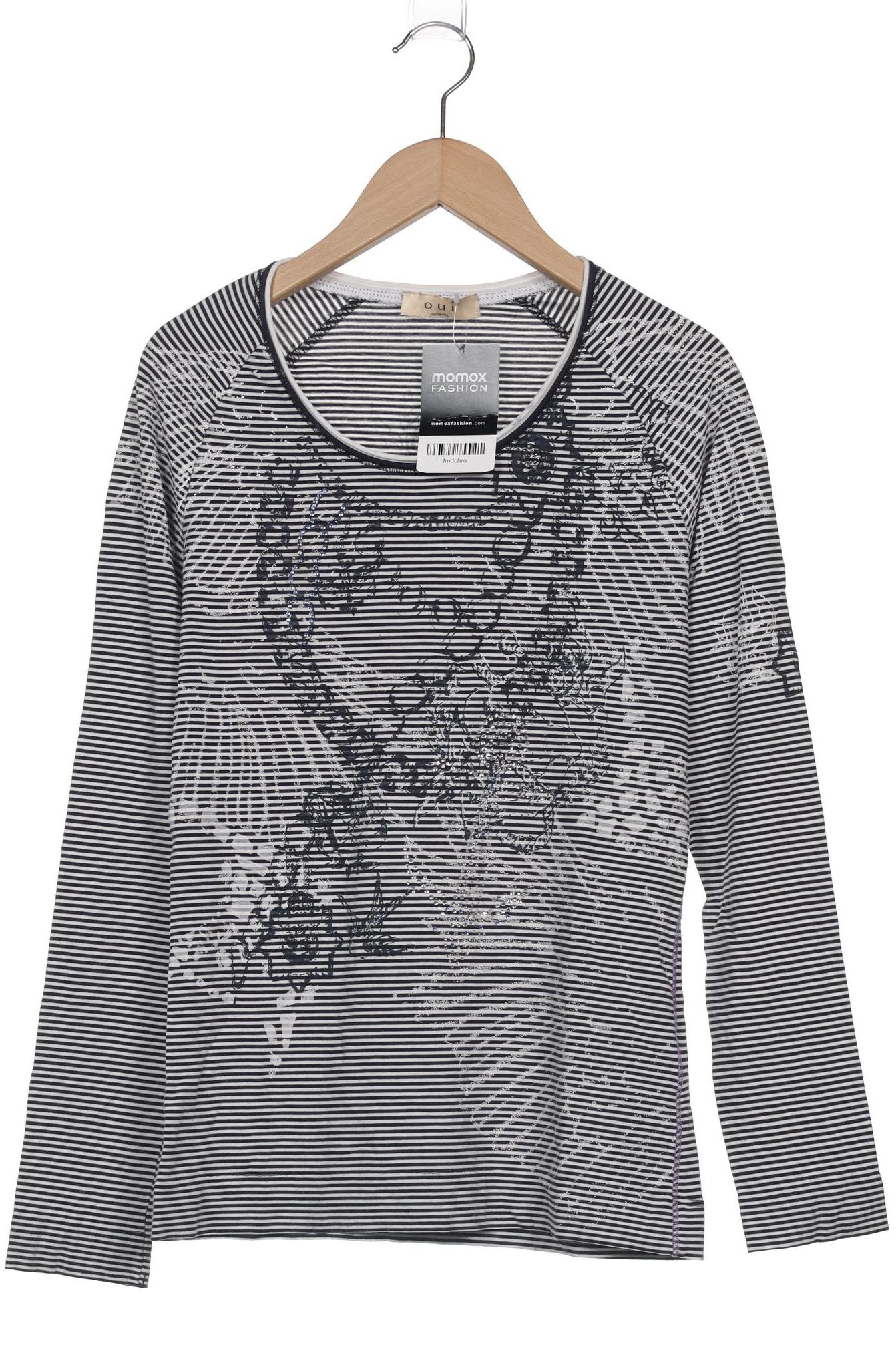 

Oui Damen Langarmshirt, marineblau, Gr. 38