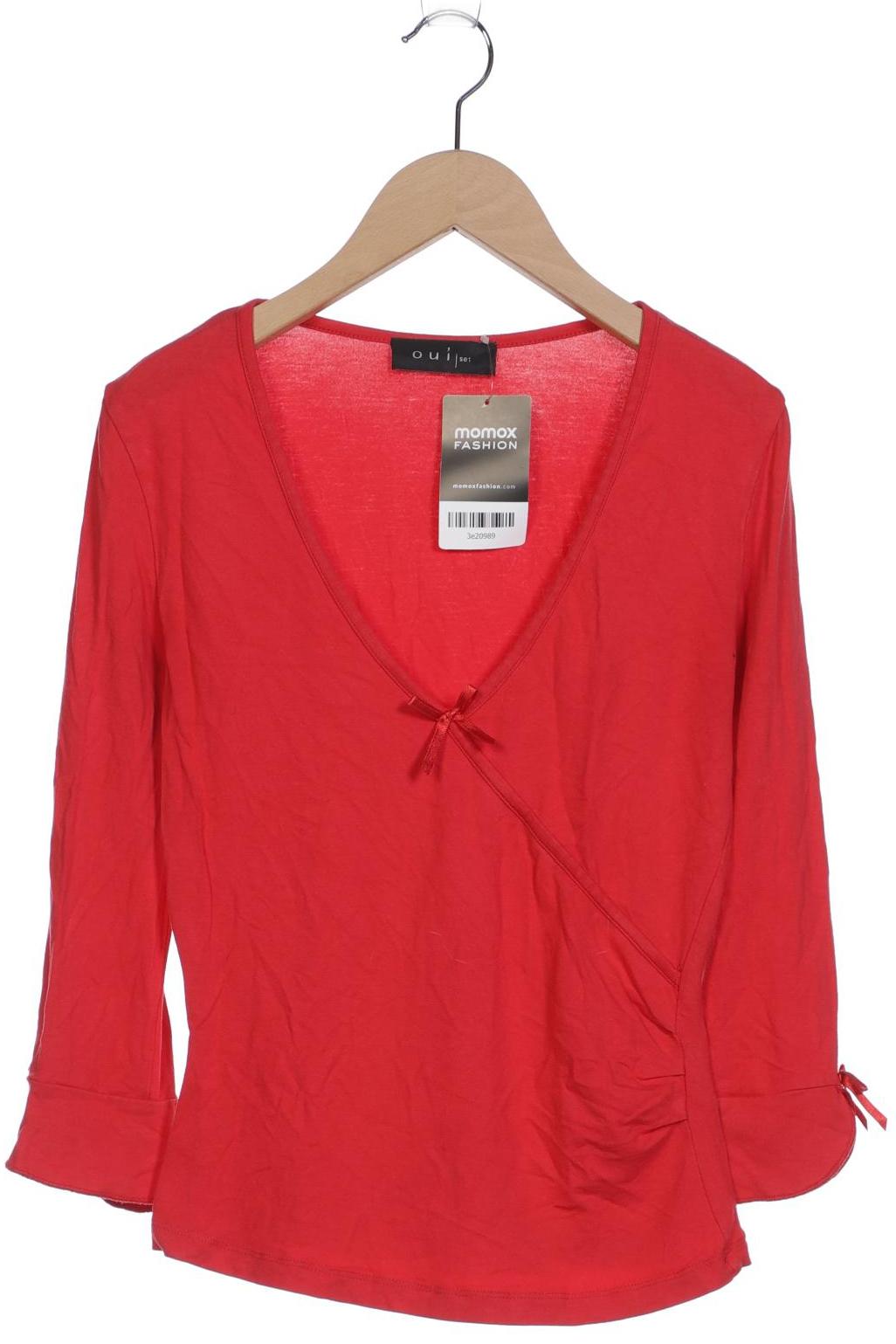 

Oui Damen Langarmshirt, rot