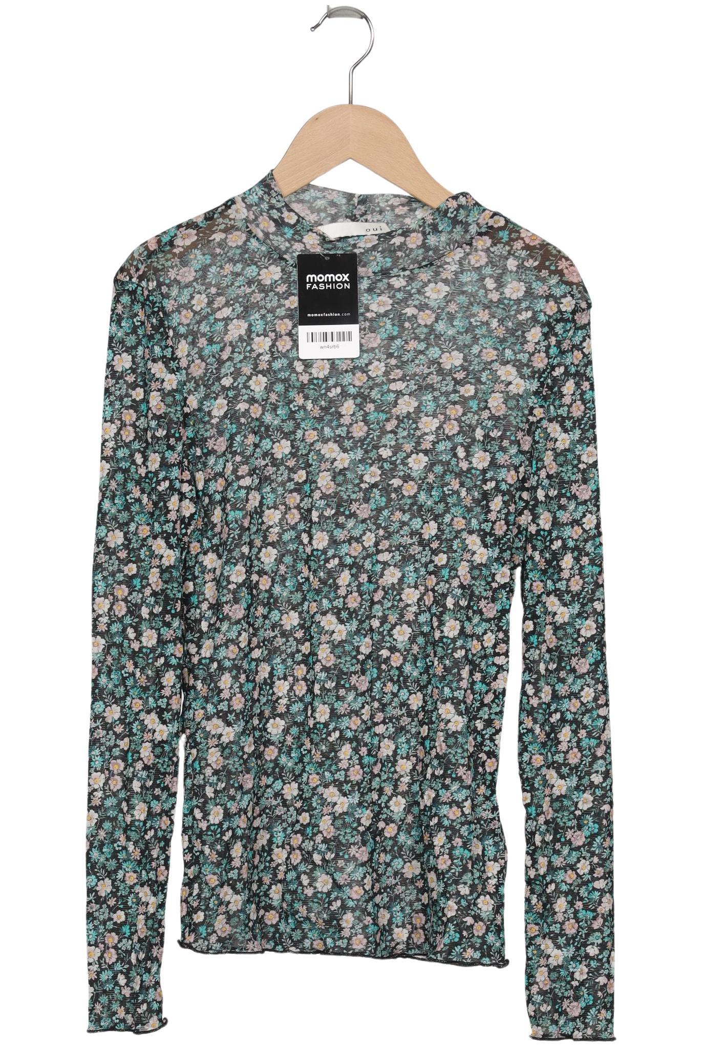 

Oui Damen Langarmshirt, türkis, Gr. 38