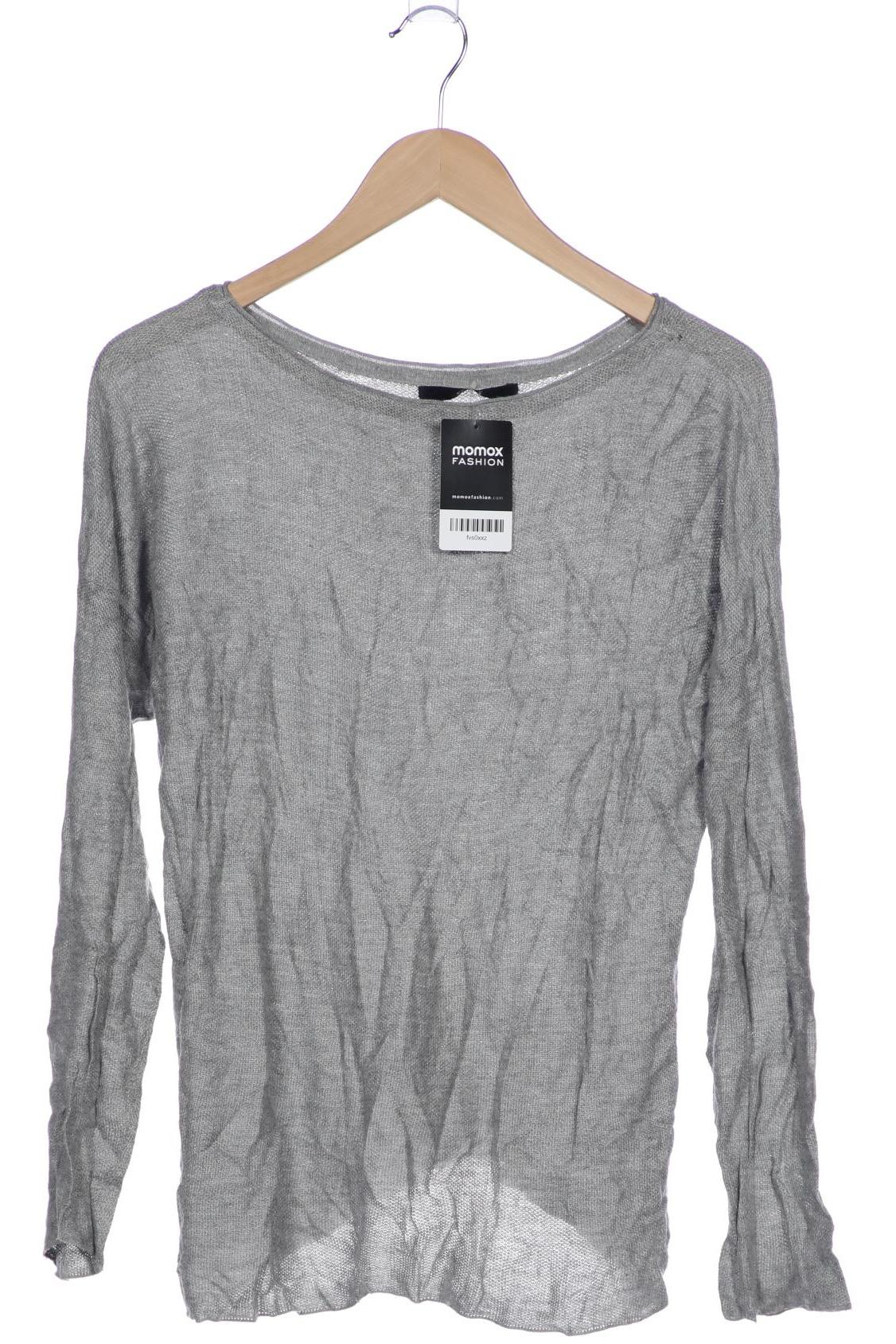 

Oui Damen Langarmshirt, grau, Gr. 42