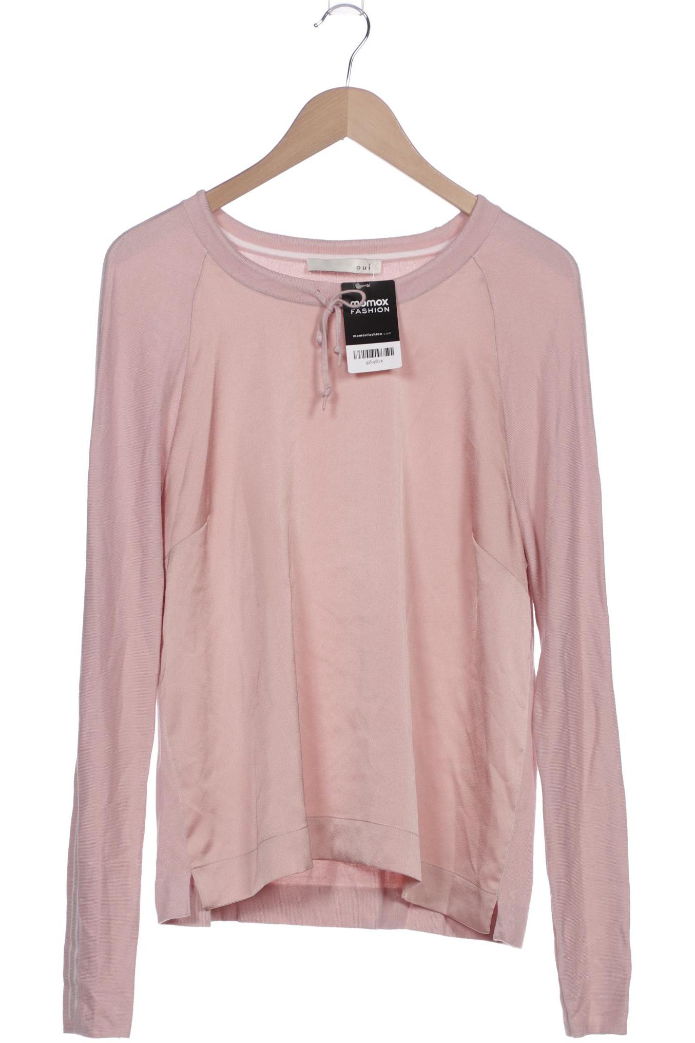 

Oui Damen Langarmshirt, pink, Gr. 42