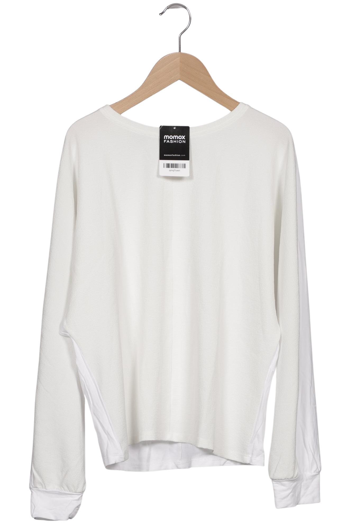 

Oui Damen Langarmshirt, weiß, Gr. 38