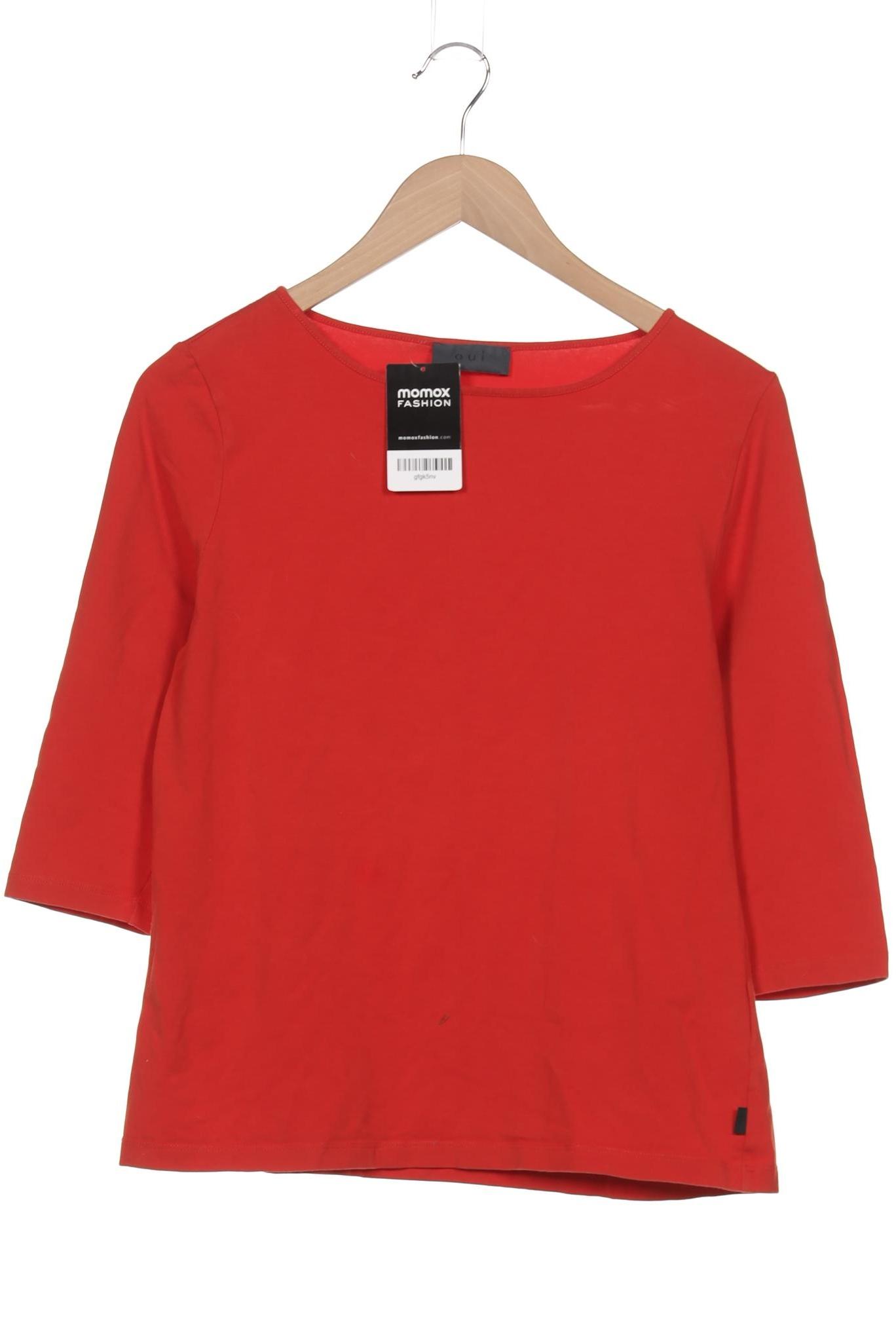 

Oui Damen Langarmshirt, rot, Gr. 36