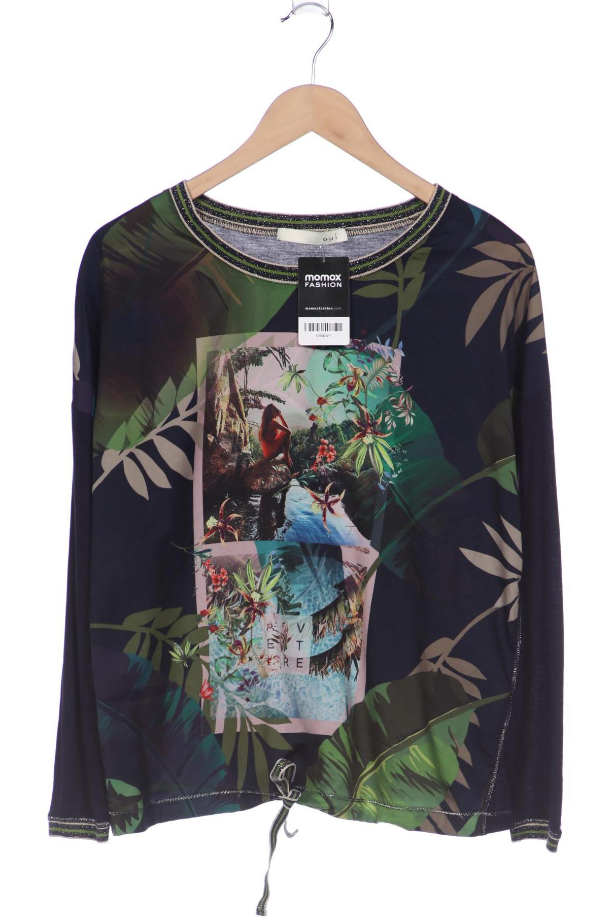 

Oui Damen Langarmshirt, marineblau, Gr. 36