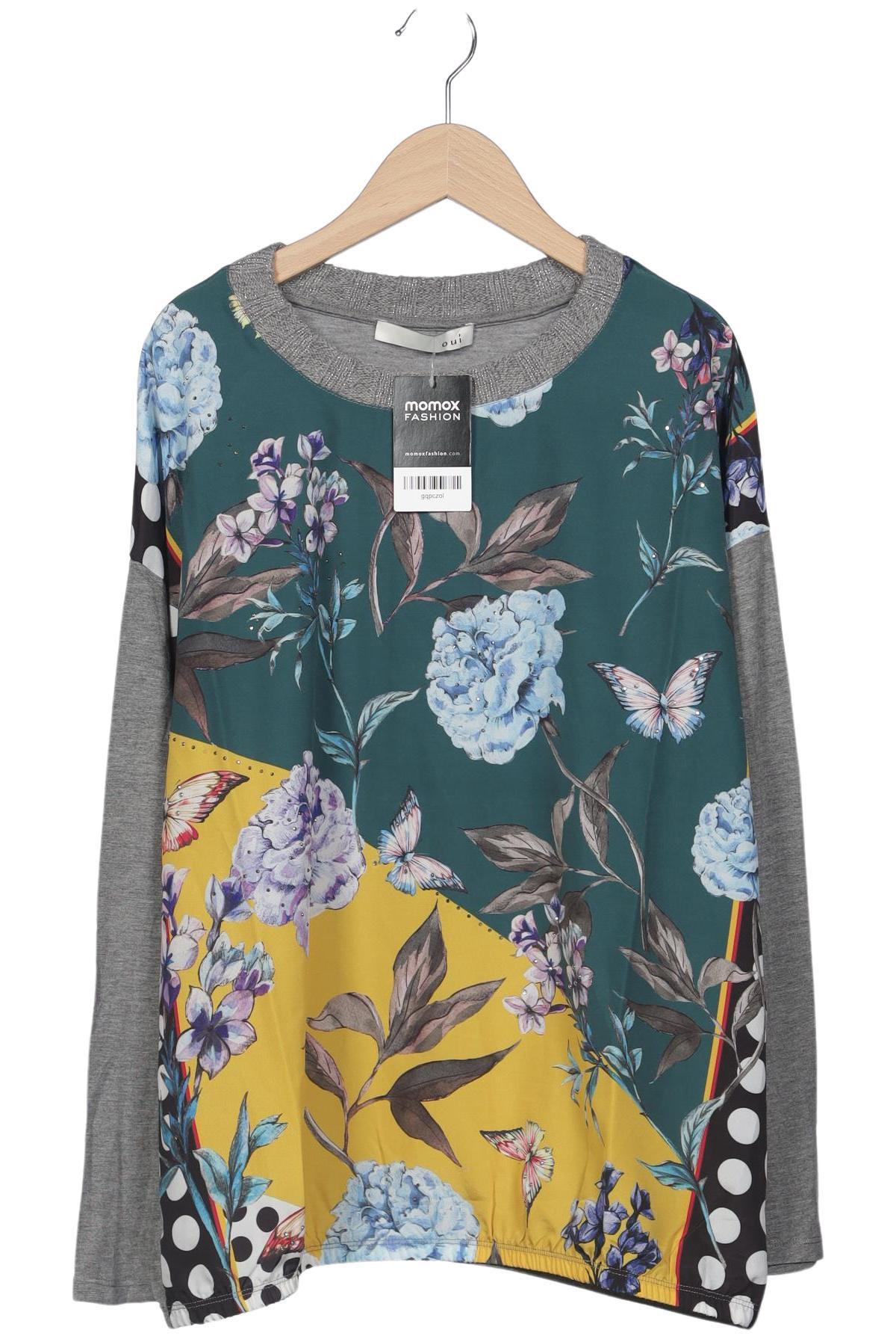 

Oui Damen Langarmshirt, mehrfarbig, Gr. 44