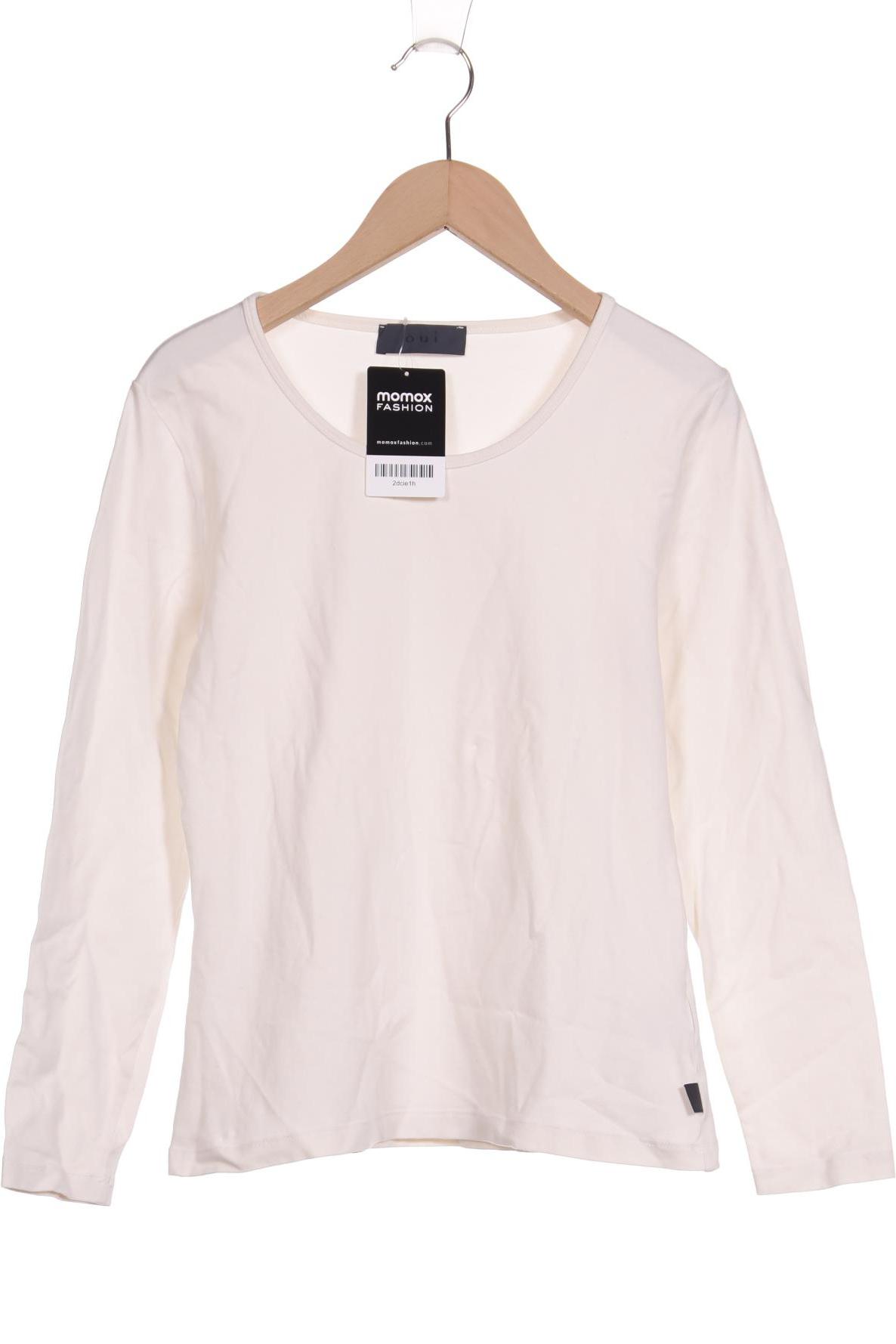 

Oui Damen Langarmshirt, cremeweiß, Gr. 40
