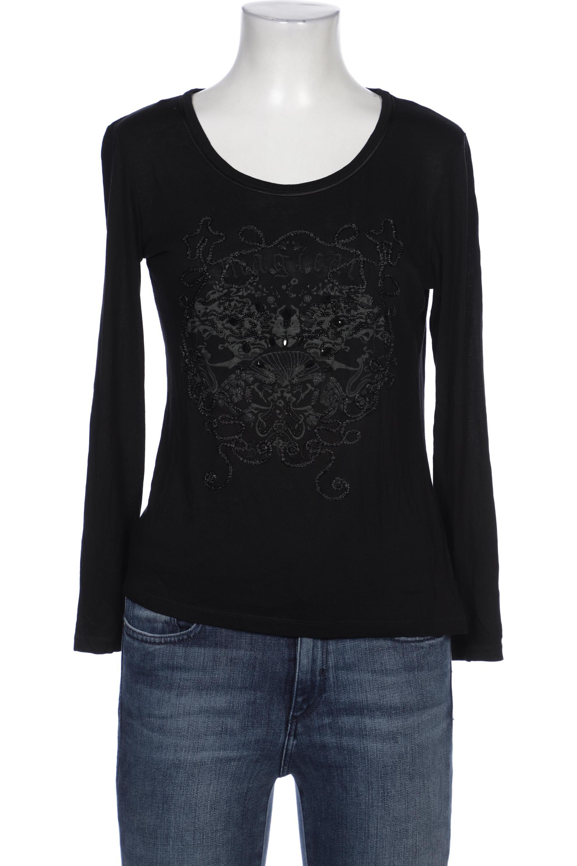 

Oui Damen Langarmshirt, schwarz