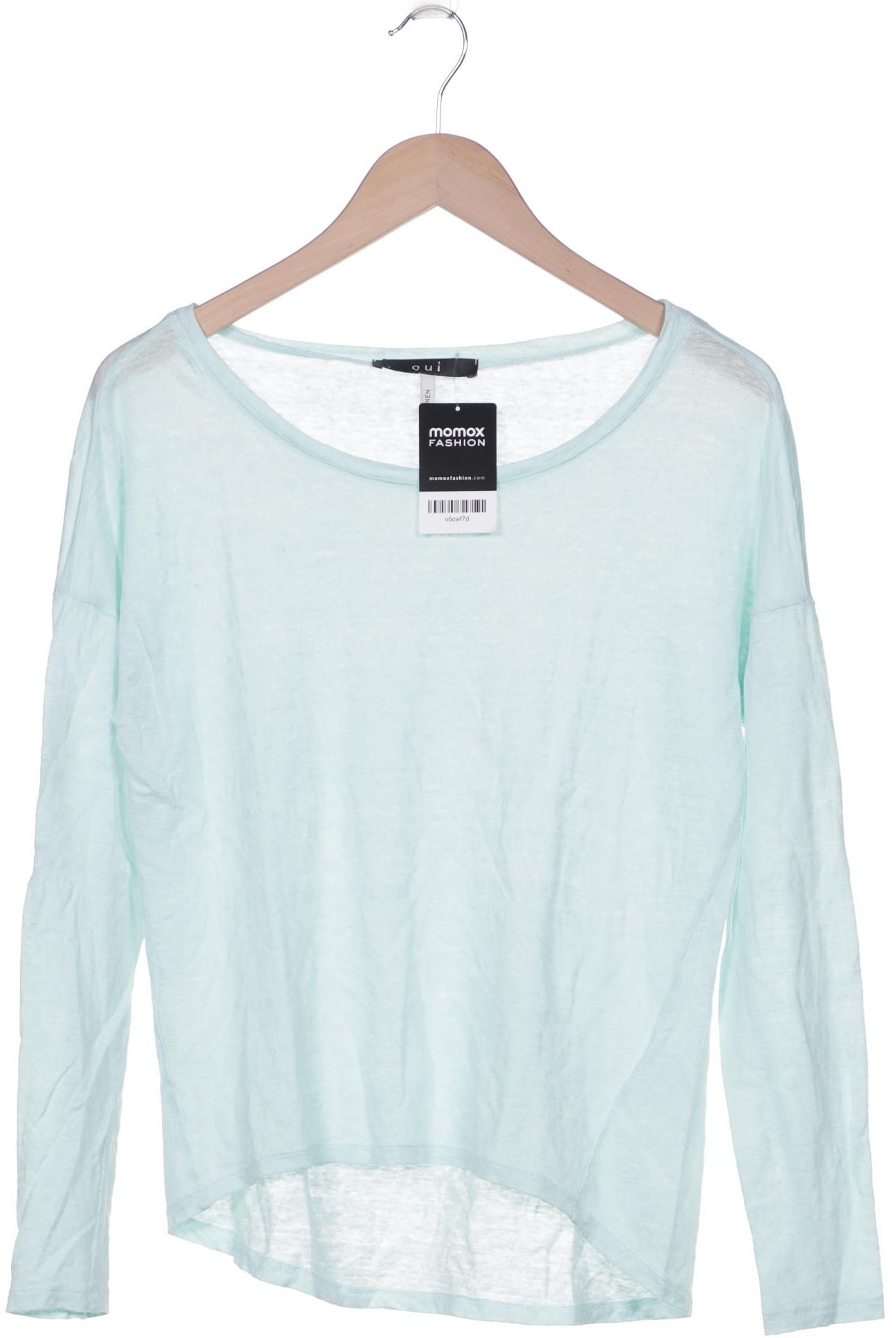 

Oui Damen Langarmshirt, hellblau, Gr. 36