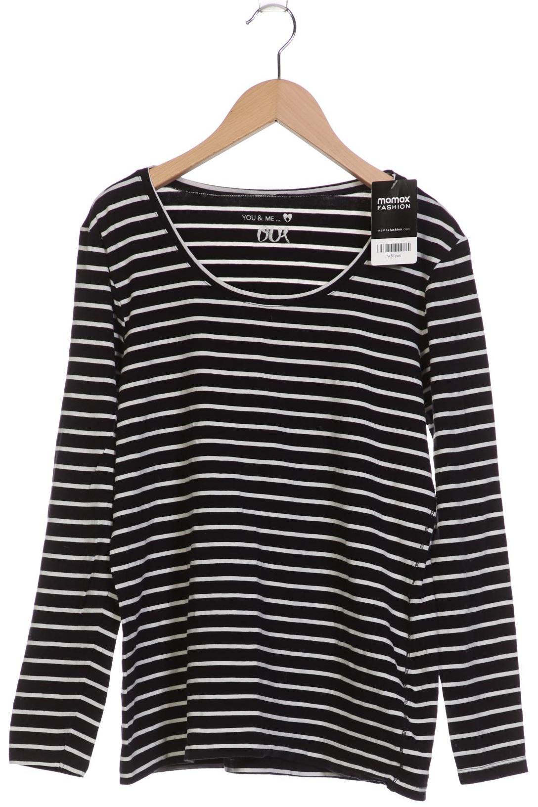 

Oui Damen Langarmshirt, schwarz, Gr. 42