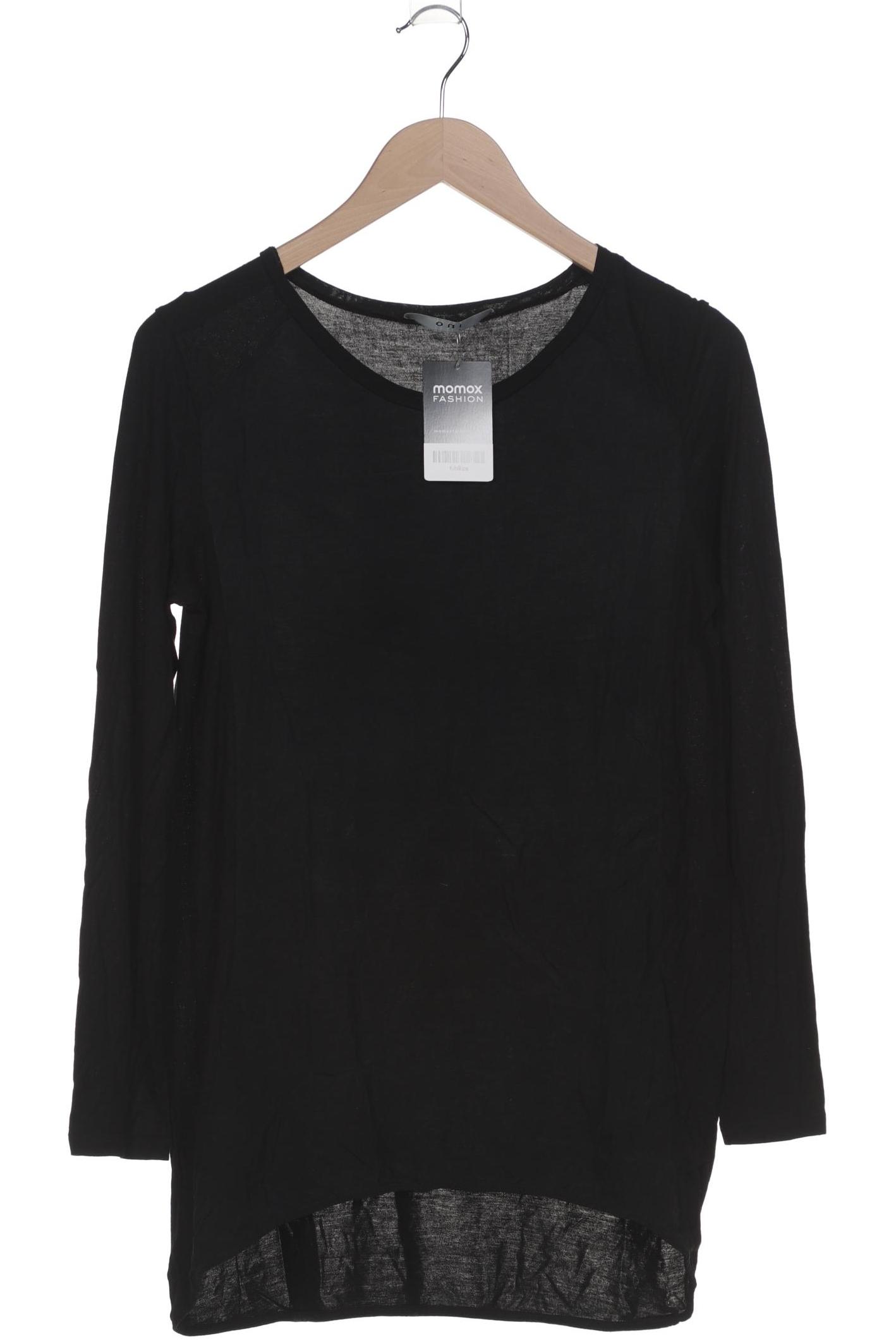

Oui Damen Langarmshirt, schwarz, Gr. 36