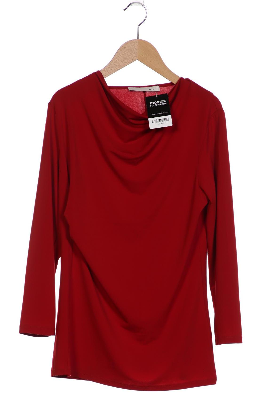 

Oui Damen Langarmshirt, rot, Gr. 38