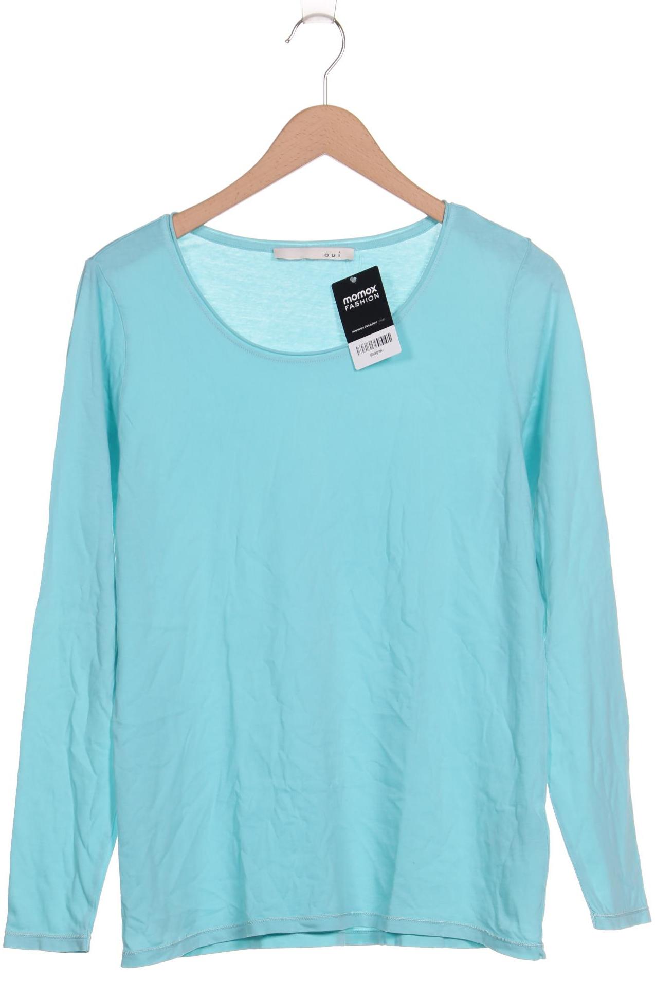 

Oui Damen Langarmshirt, hellblau, Gr. 40