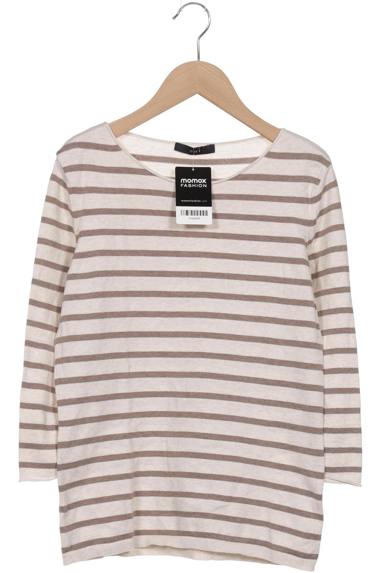 

Oui Damen Langarmshirt, cremeweiß, Gr. 36