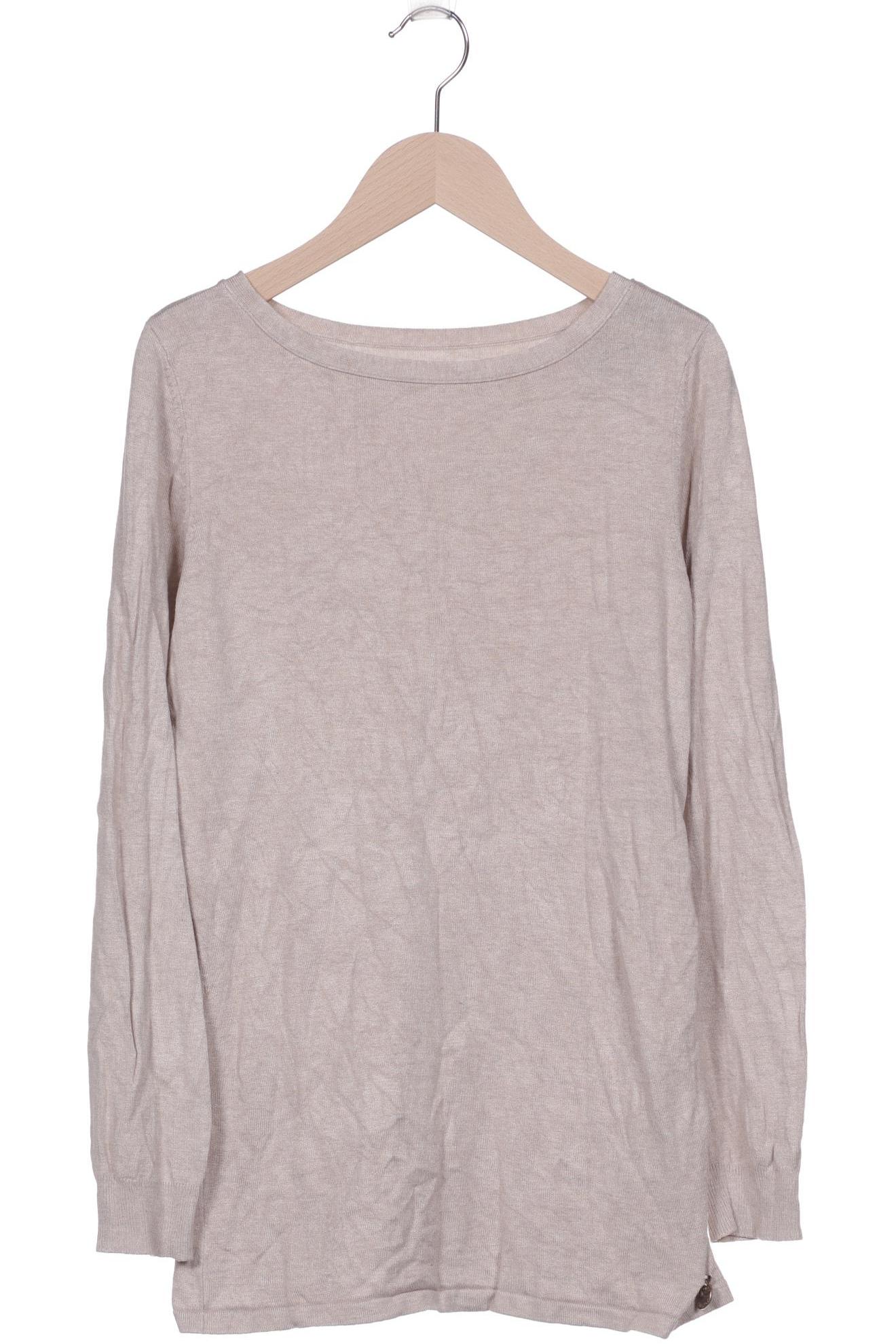 

Oui Damen Langarmshirt, beige, Gr. 36