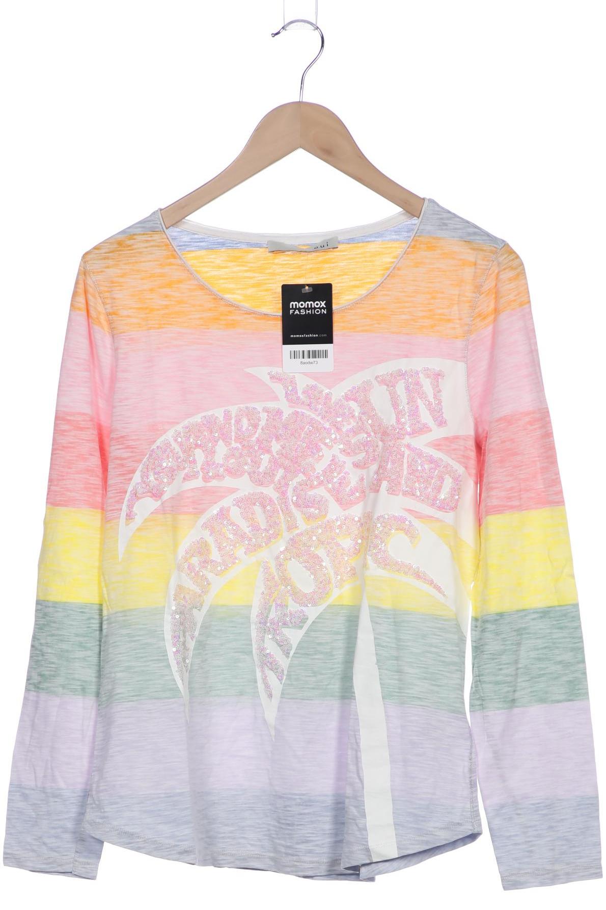 

Oui Damen Langarmshirt, mehrfarbig, Gr. 40