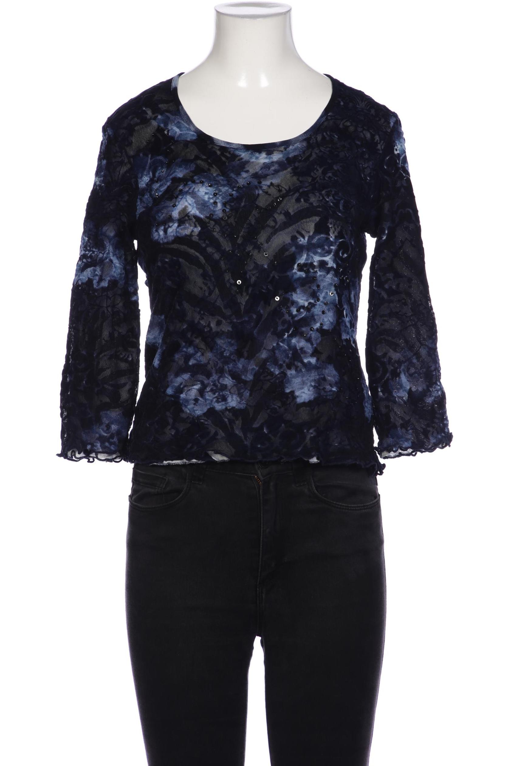 

Oui Damen Langarmshirt, marineblau