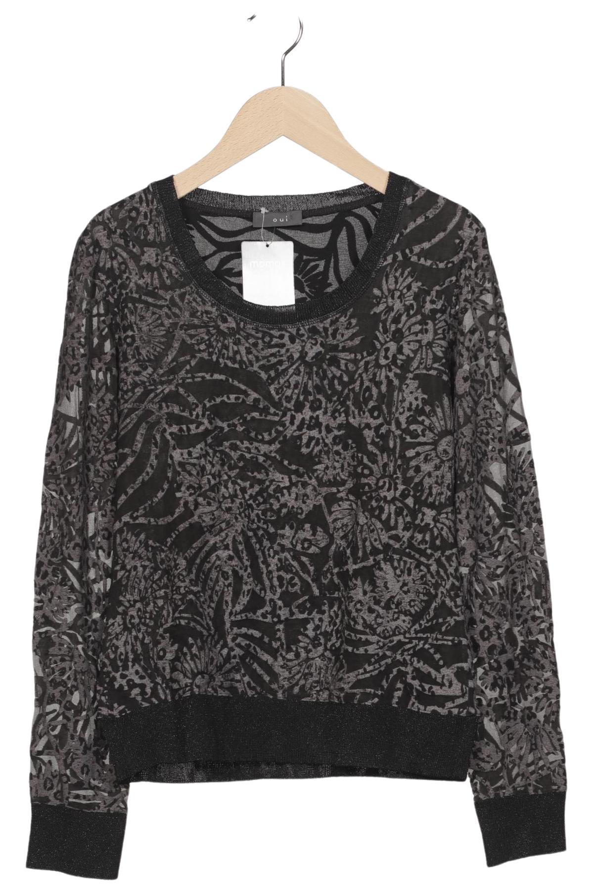 

Oui Damen Langarmshirt, mehrfarbig, Gr. 38