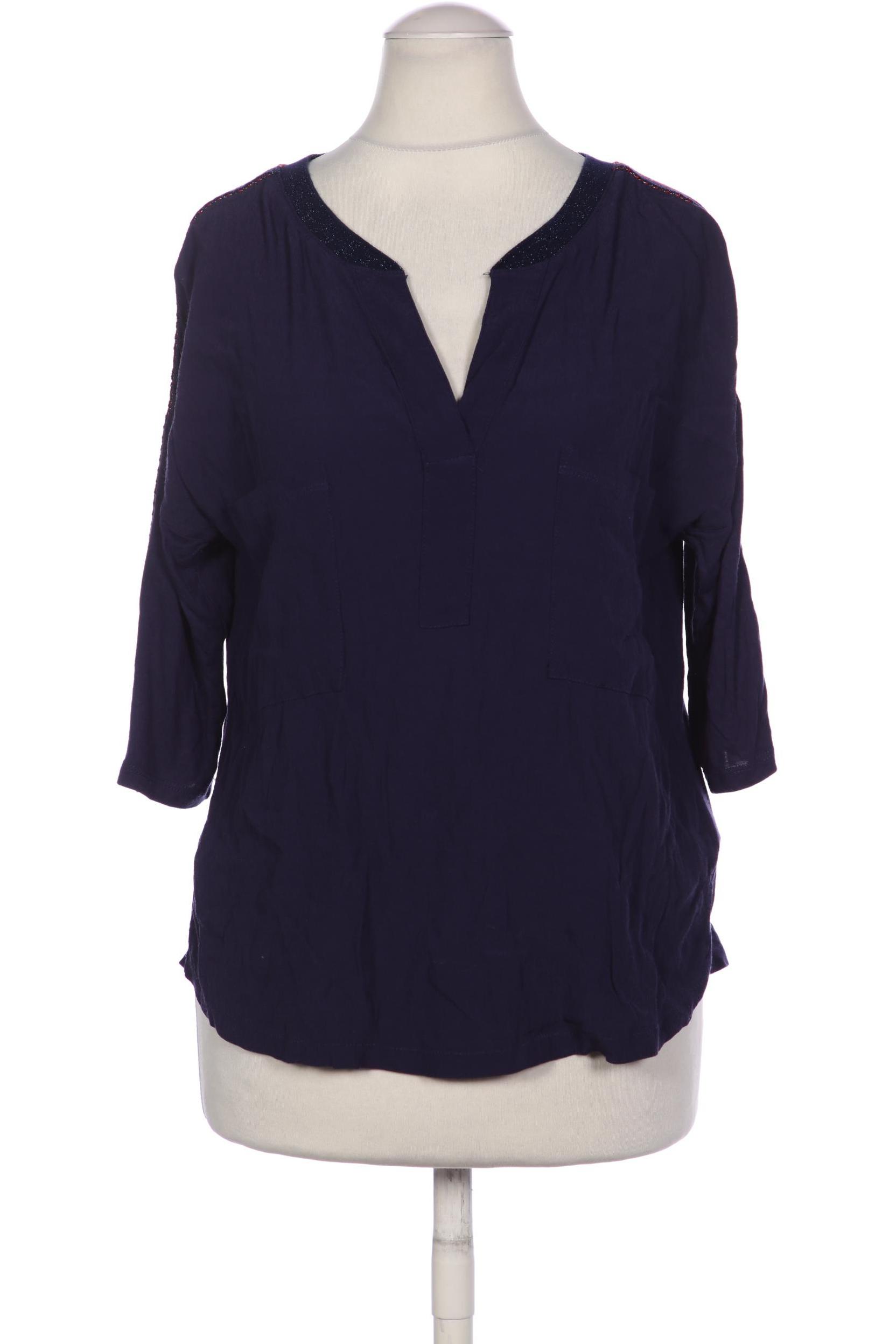

Oui Damen Langarmshirt, marineblau, Gr. 34