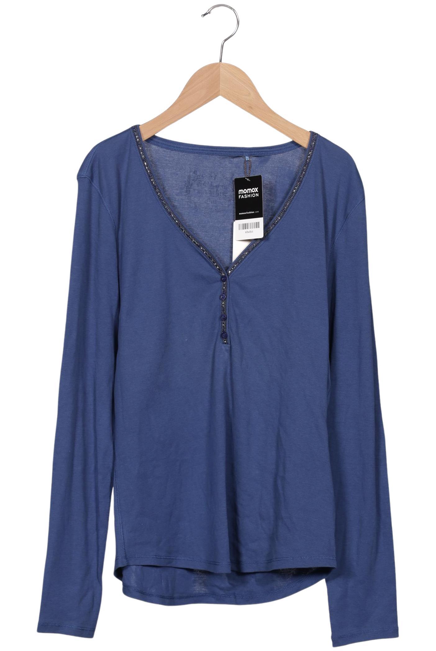 

Oui Damen Langarmshirt, marineblau, Gr. 46