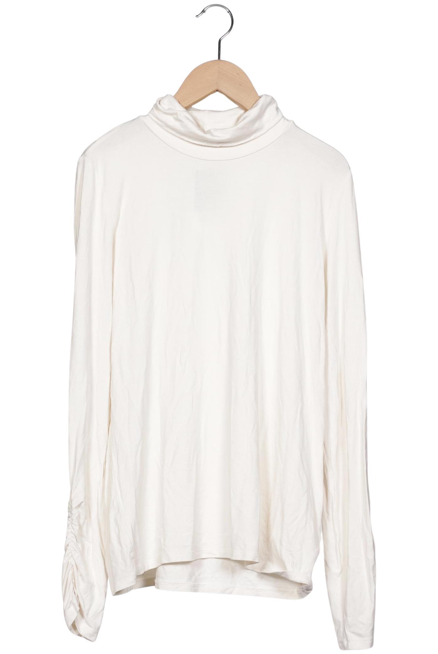 

Oui Damen Langarmshirt, cremeweiß, Gr. 40