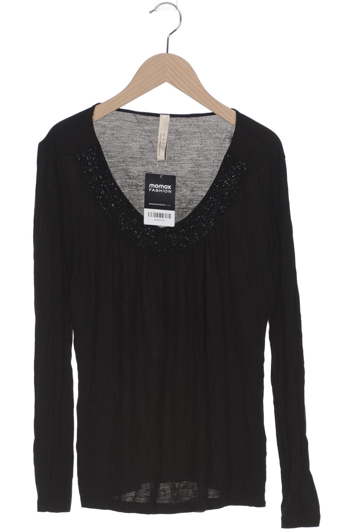 

Oui Damen Langarmshirt, schwarz, Gr. 38
