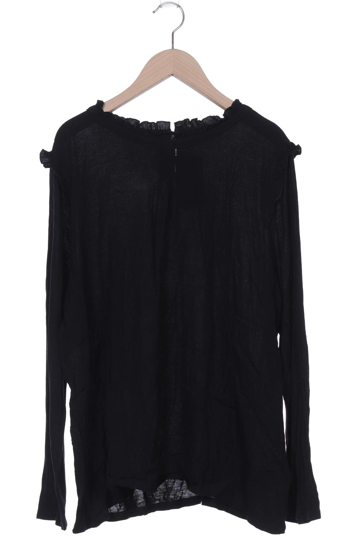 

Oui Damen Langarmshirt, schwarz, Gr. 46