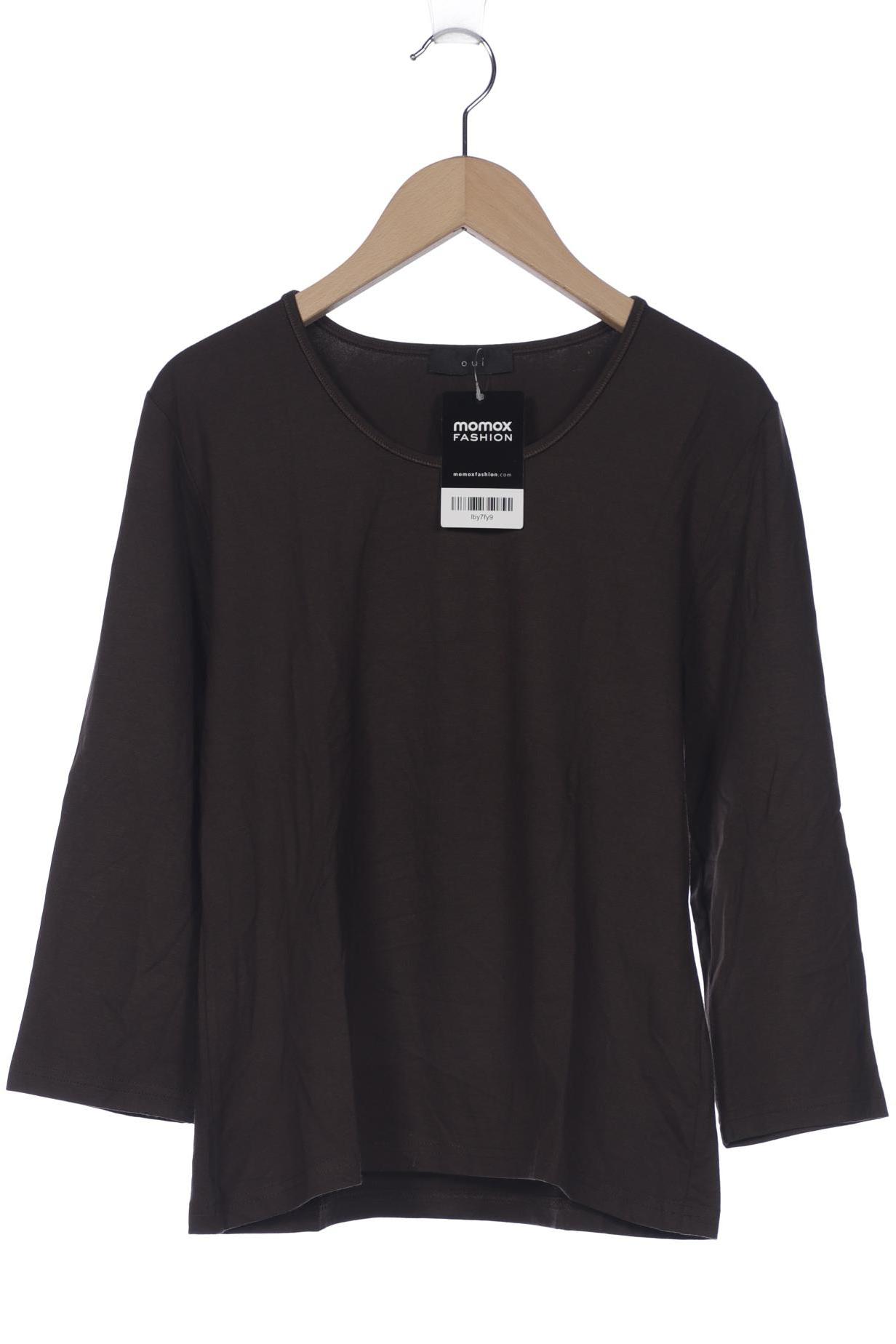 

Oui Damen Langarmshirt, braun