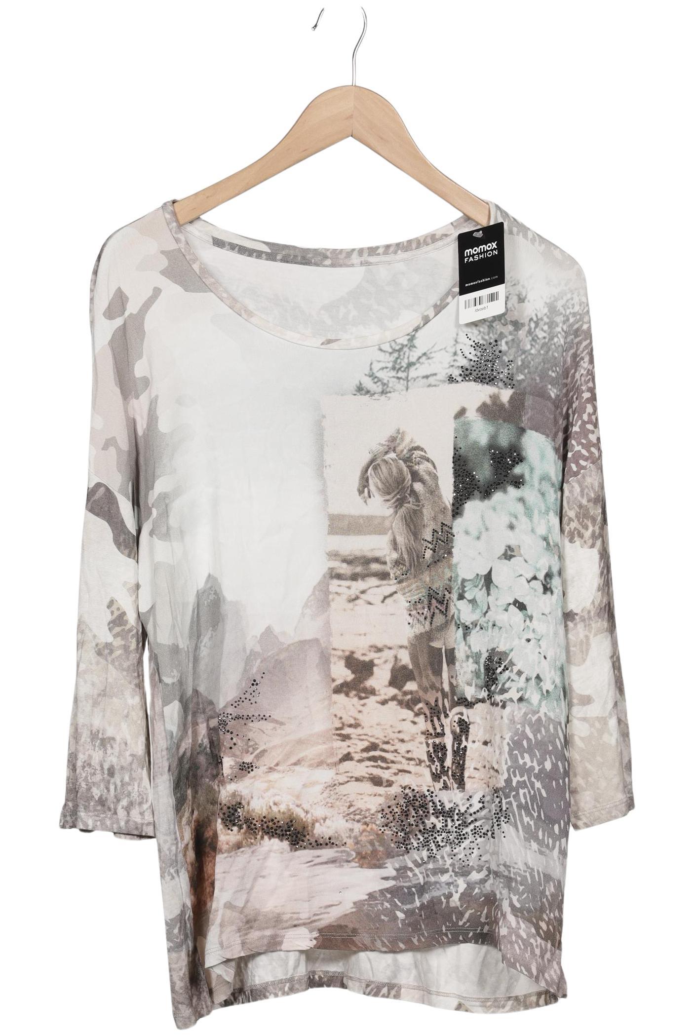 

Oui Damen Langarmshirt, mehrfarbig, Gr. 44