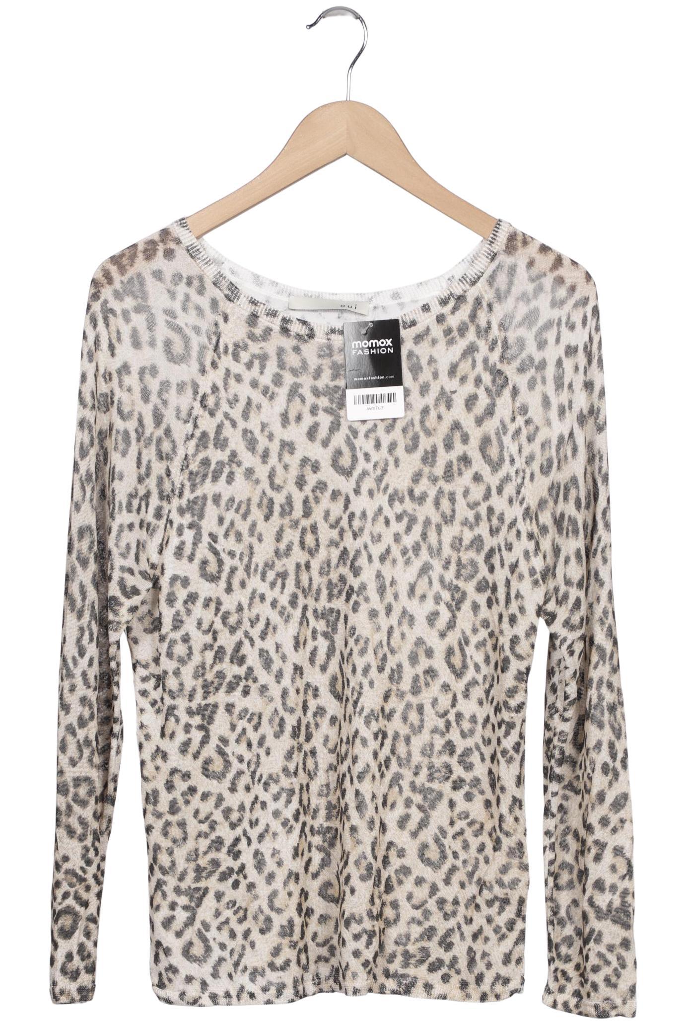 

Oui Damen Langarmshirt, beige, Gr. 40