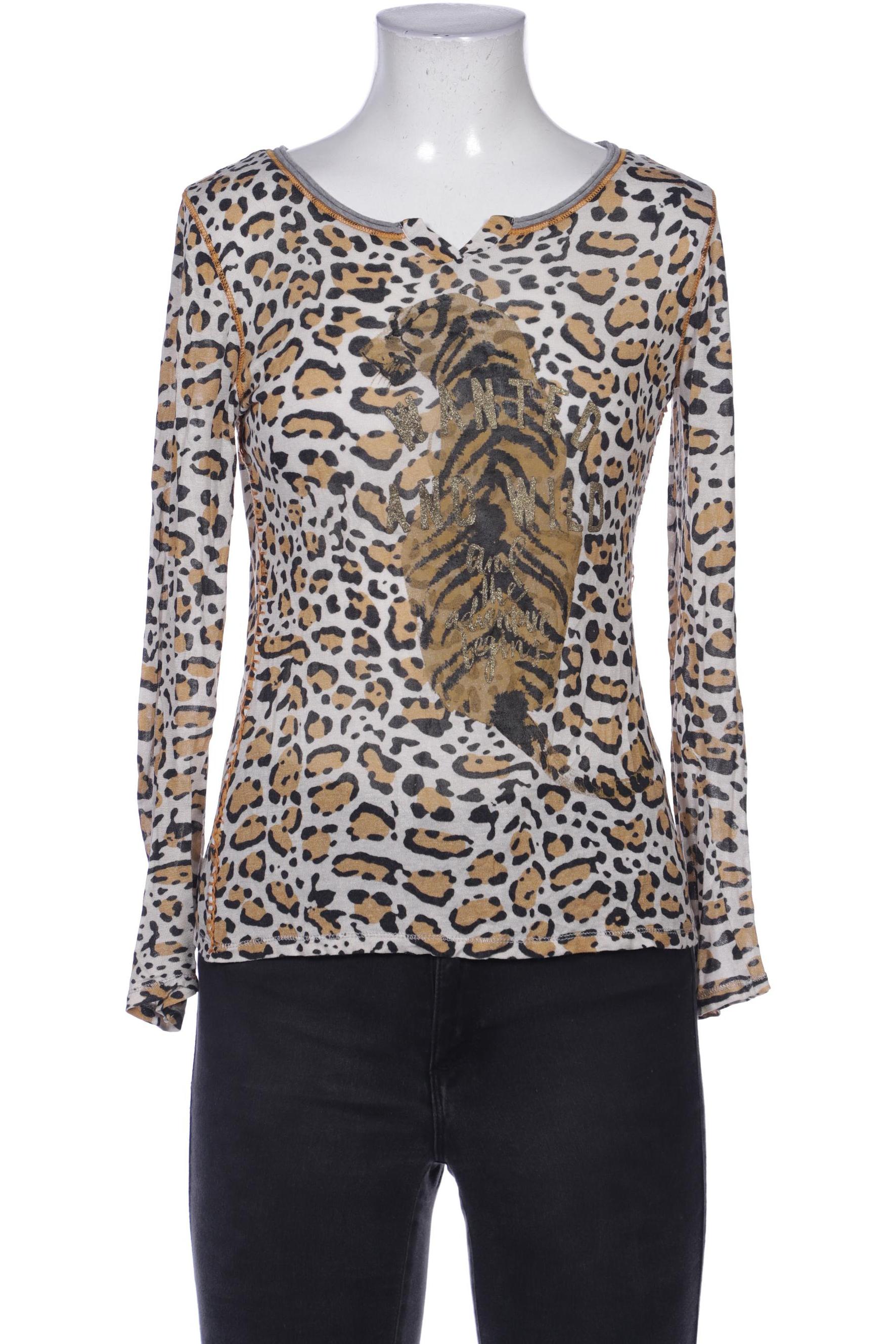

Oui Damen Langarmshirt, braun, Gr. 34