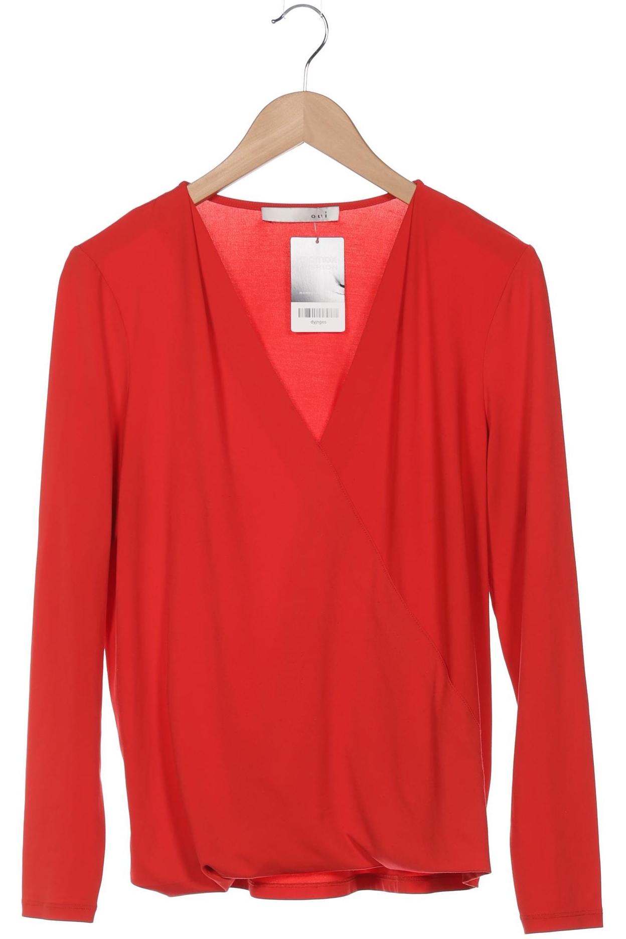 

Oui Damen Langarmshirt, rot, Gr. 46