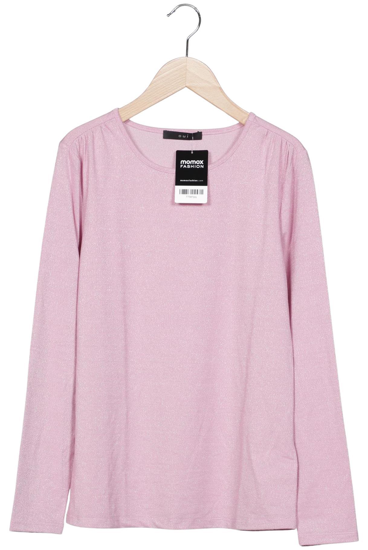 

Oui Damen Langarmshirt, pink, Gr. 38