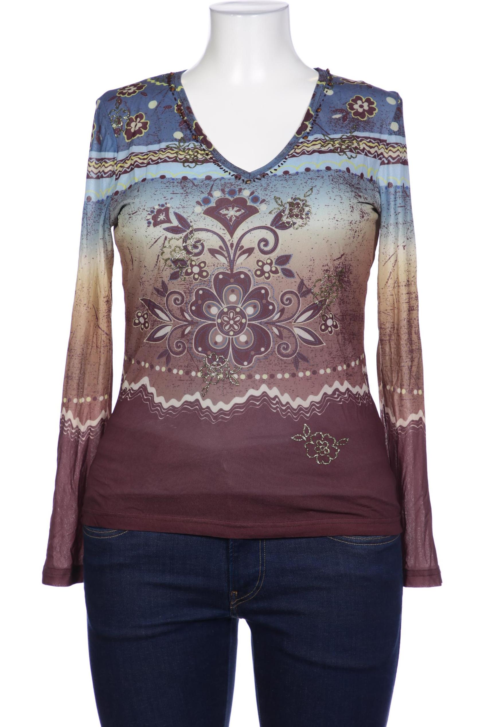 

Oui Damen Langarmshirt, mehrfarbig, Gr. 44