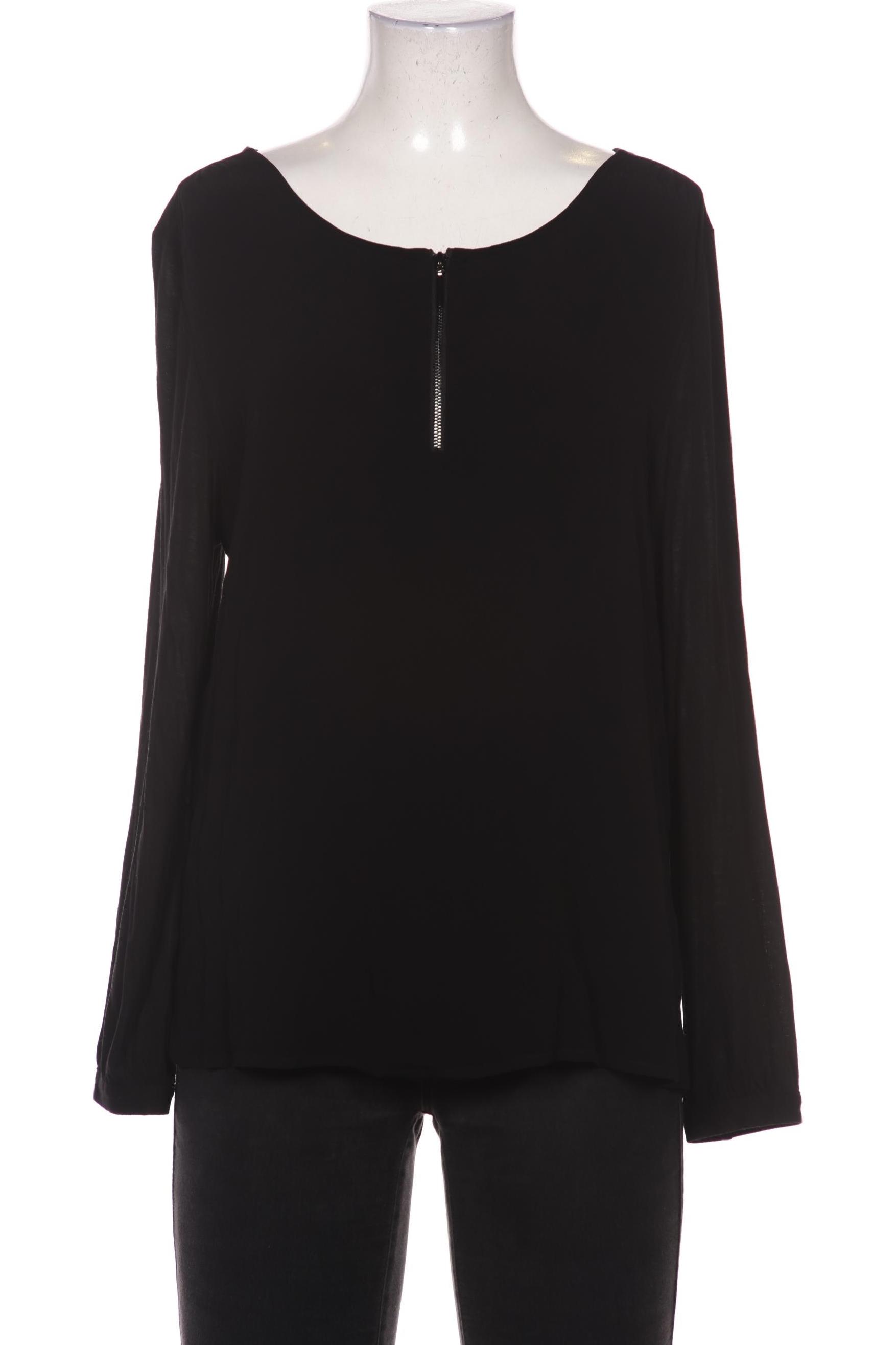 

Oui Damen Langarmshirt, schwarz, Gr. 40